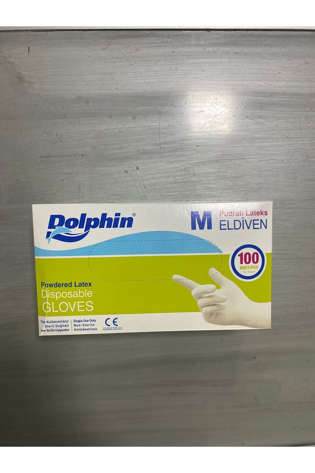 Dolphin DOLPHİN PUDRALI LATEKS ELDİVEN (M) 100 ADET