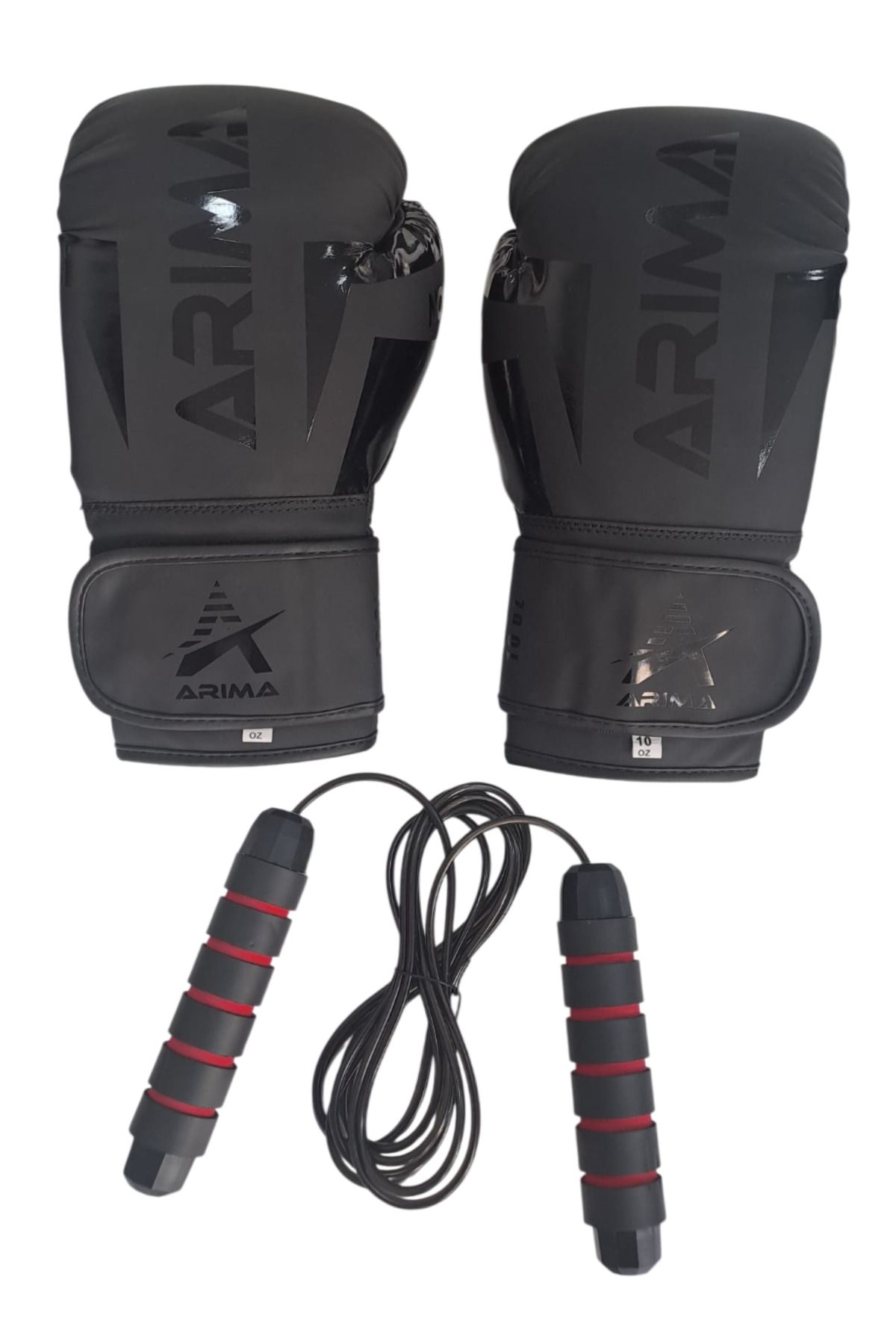 ARIMA Arıma Nova-4 Gölge Shadow Boks Kickboks Muaythai Eldiveni + Atlama İpi Set