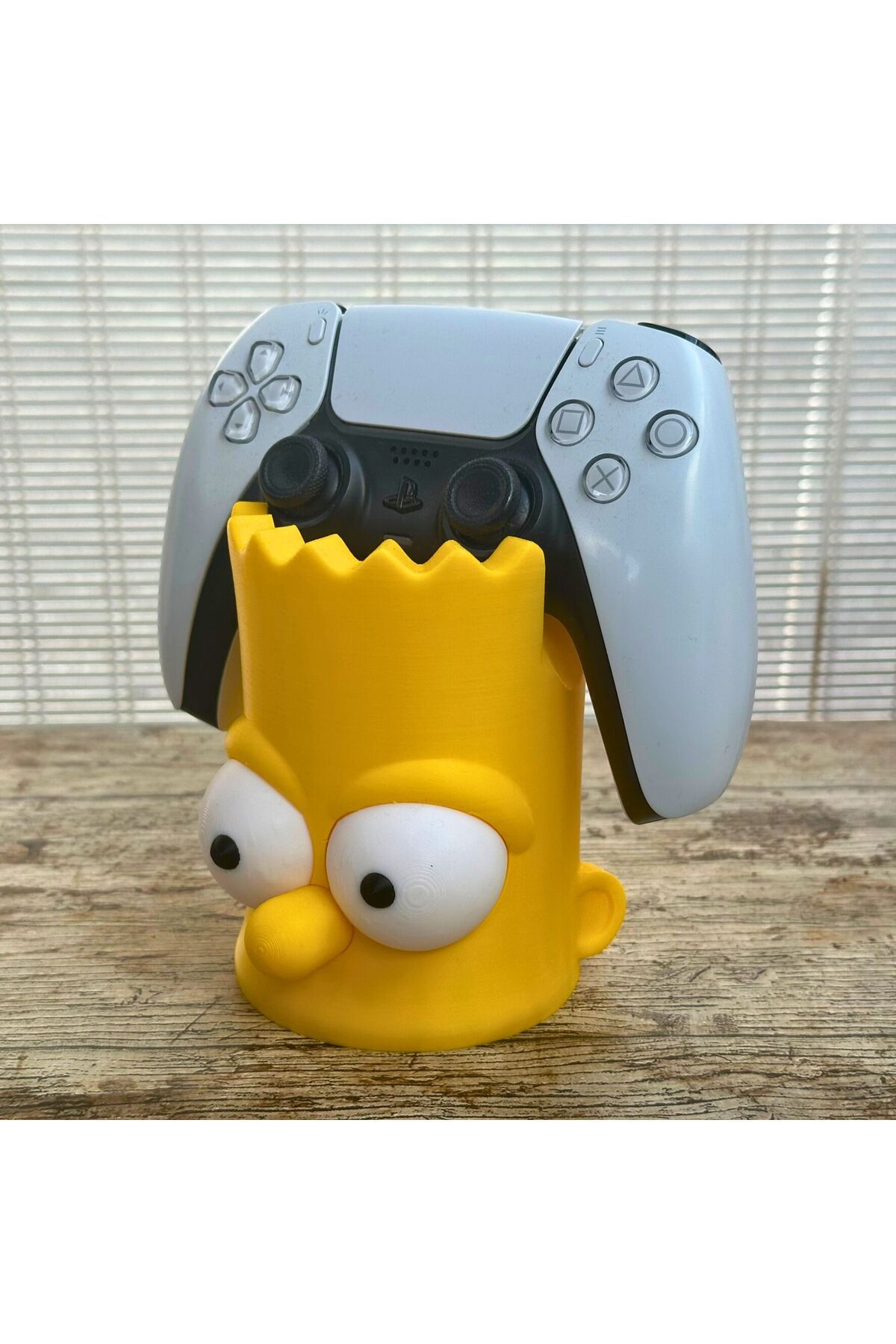 Ehlikeyif BART SIMPSON Oyun kol Standı Joystick Tutucu Xbox / PS4 /PS5 Uyumlu dekoratif Figür Büst