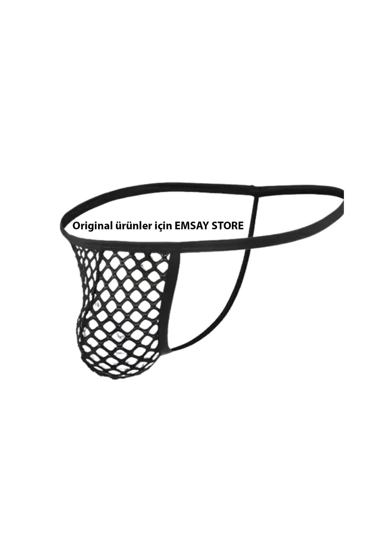 Emsay Store-Original Fancy Mesh Men's String -Thong Large Size Available 2