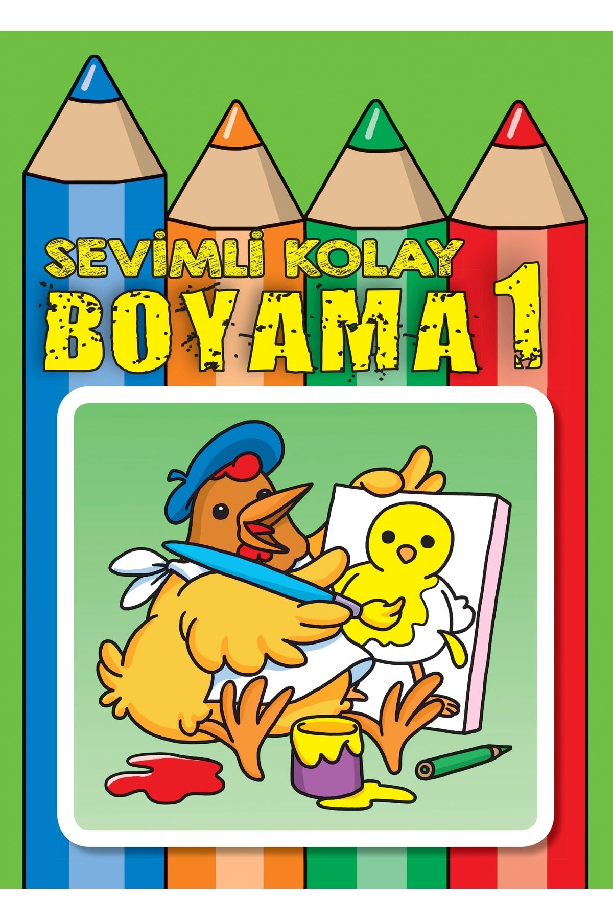 Parıltı Yayınları Sevimli Kolay Boyama 1