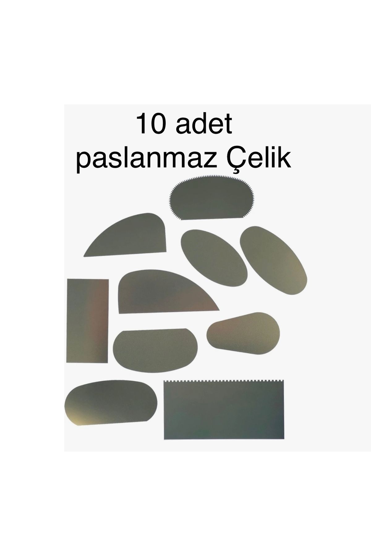 BGA 10 parça Metal sistre seti kil keykel çömlek pasta hamur işi şekillendirme modelleme seti