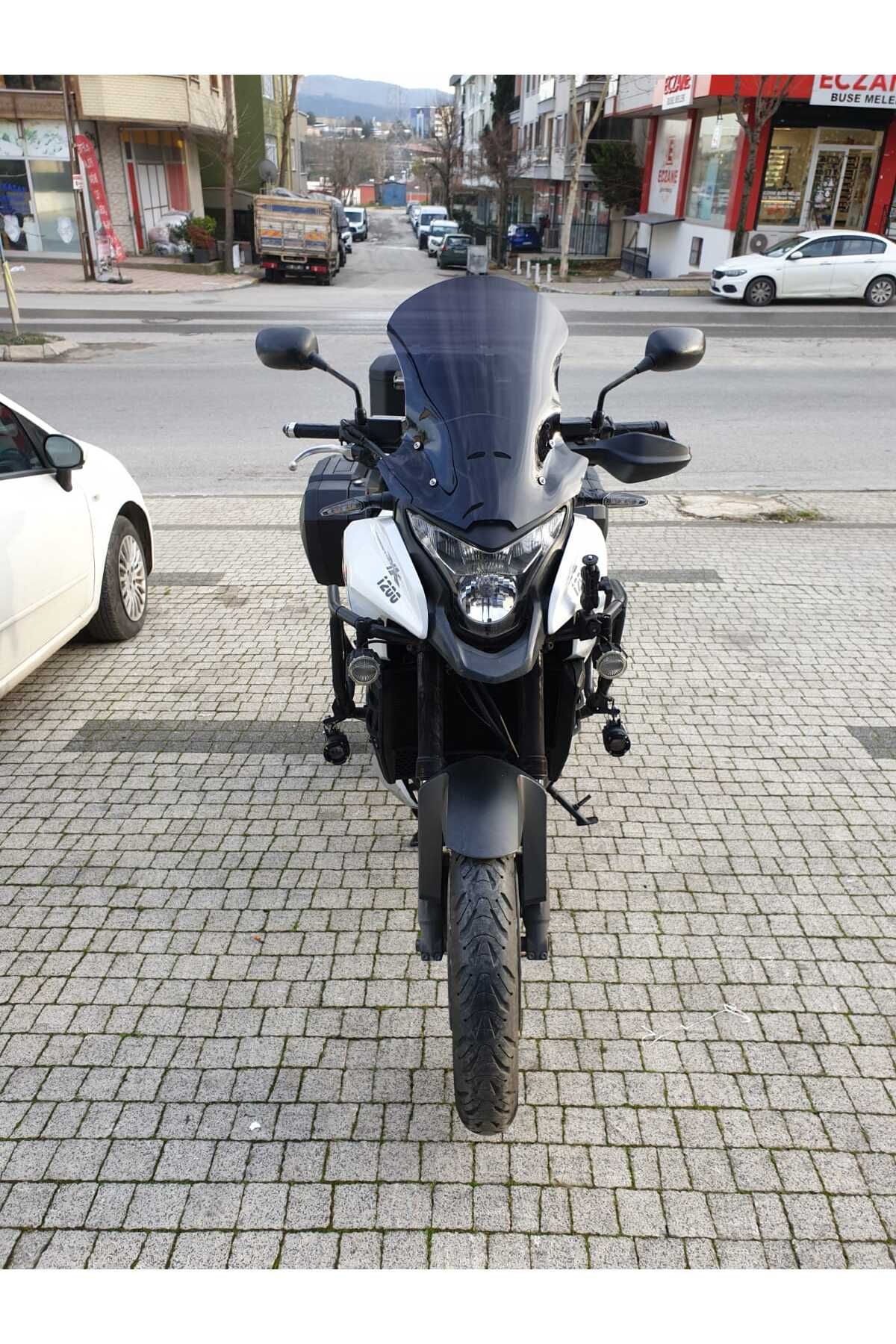 Honda VFR 1200 Siperlik Ön Cam 2012-2015 Model 50cm Siyah Renkli 4mm