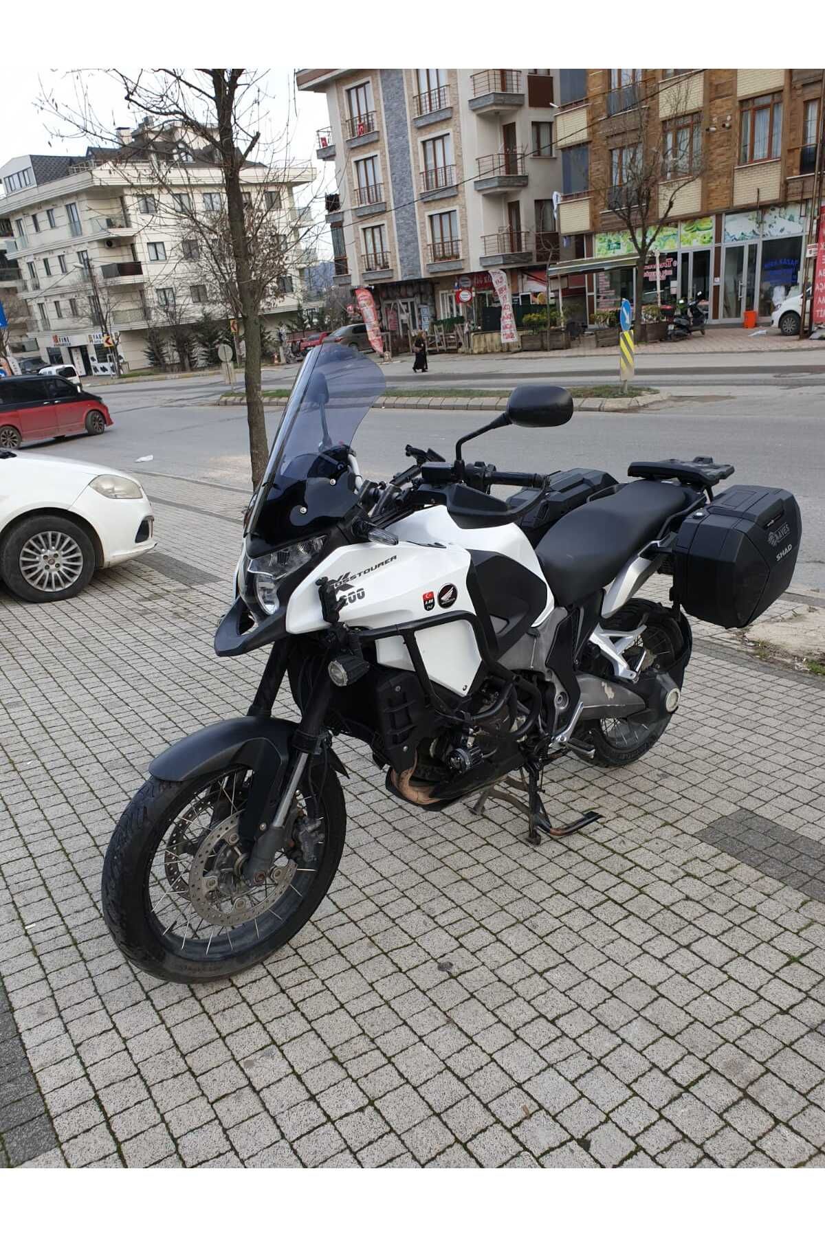 Honda VFR 1200 Siperlik Ön Cam 2012-2015 Model 50cm Füme Renkli 4mm