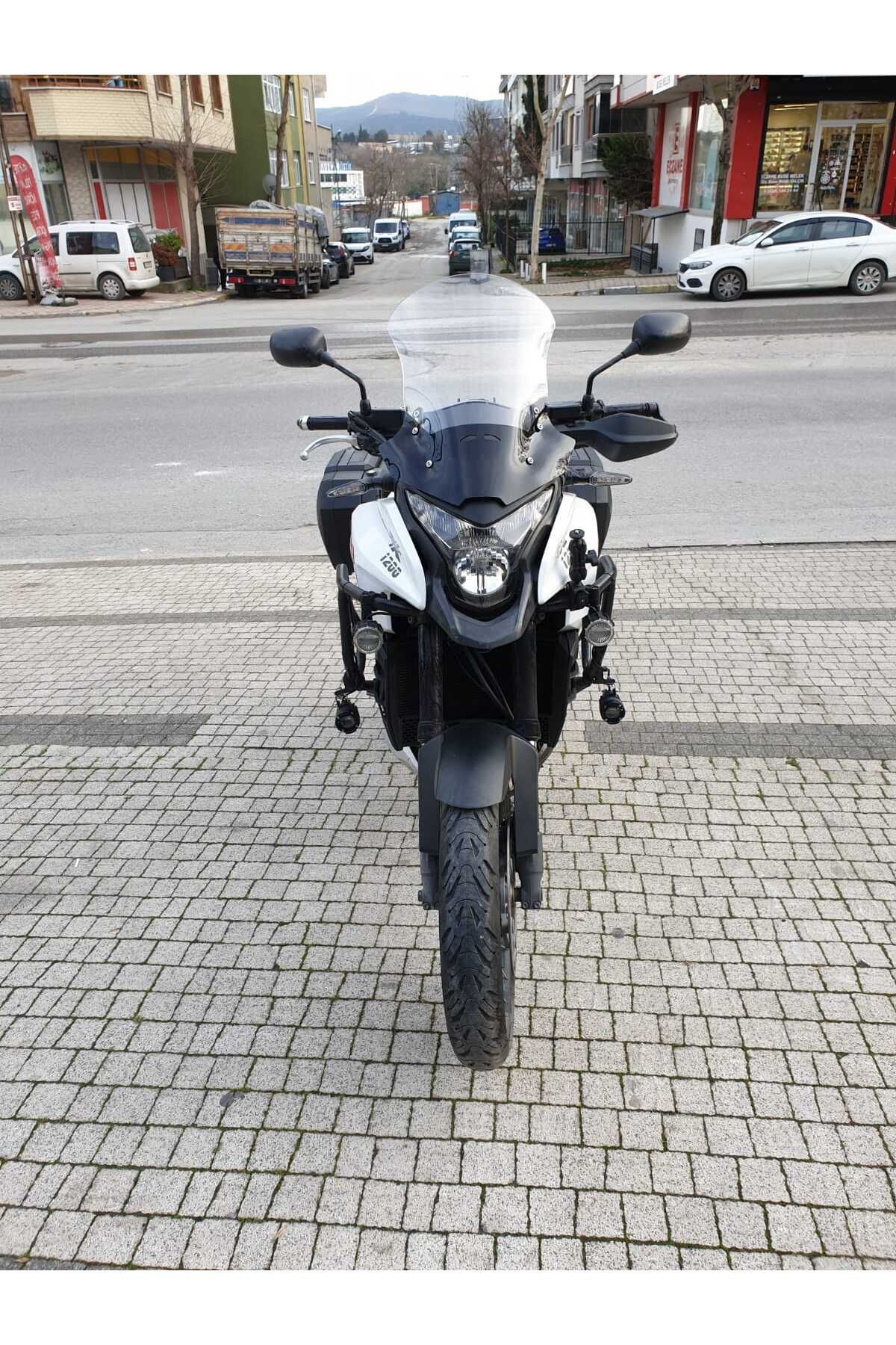 Honda VFR 1200 Siperlik Ön Cam 2012-2015 Model 50cm Şeffaf Renkli 4mm