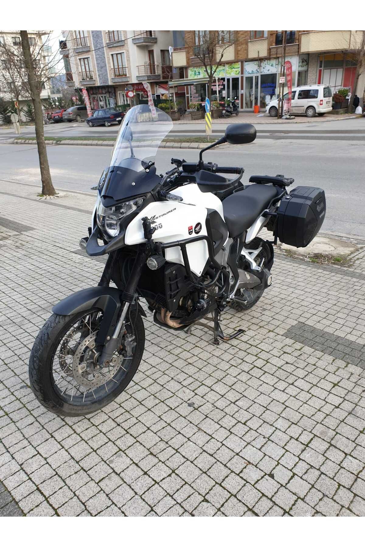 Honda VFR 1200 Siperlik Ön Cam 2012-2015 Model 50cm Şeffaf Renkli 4mm