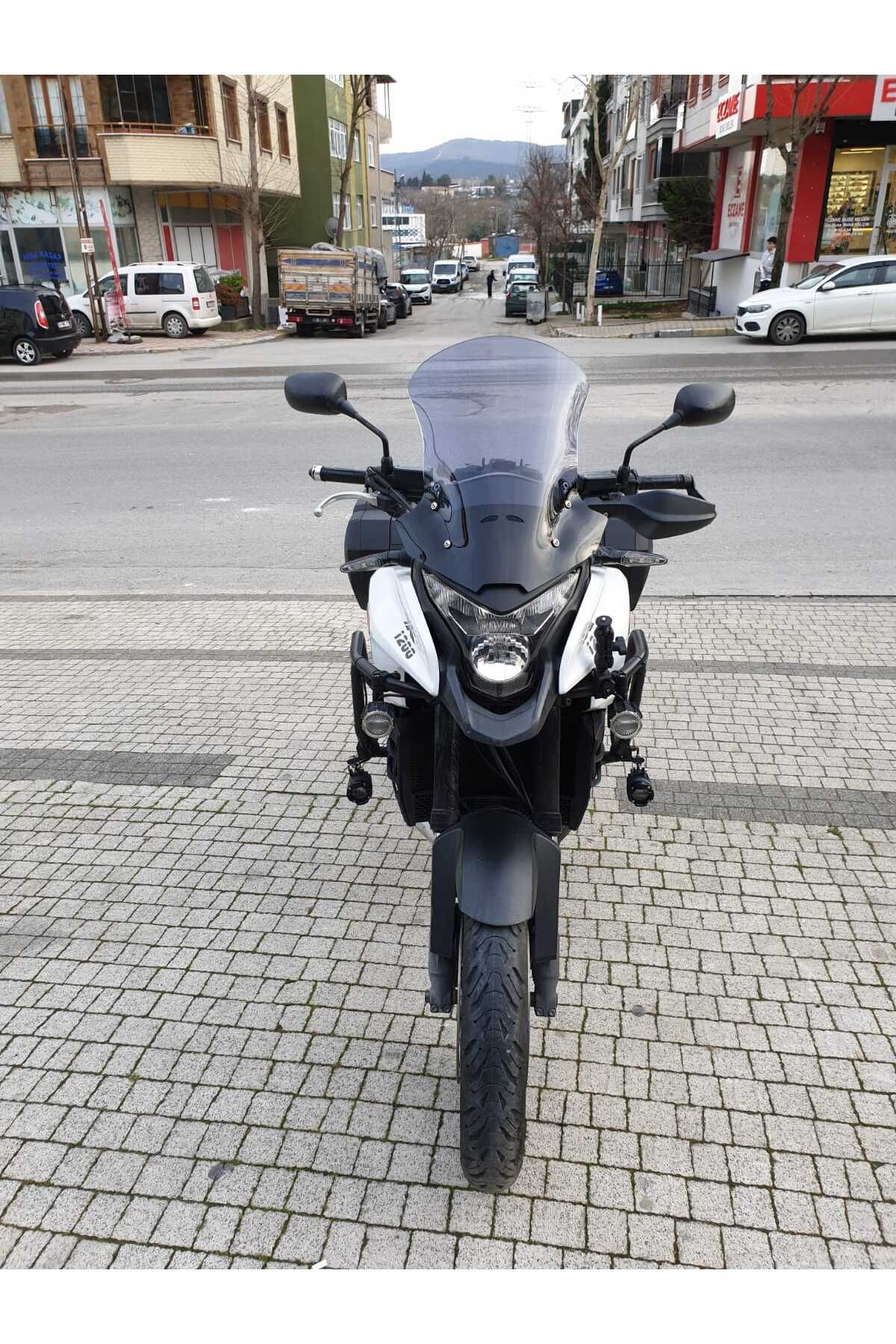Honda VFR 1200 Siperlik Ön Cam 2012-2015 Model 50cm Füme Renkli 4mm