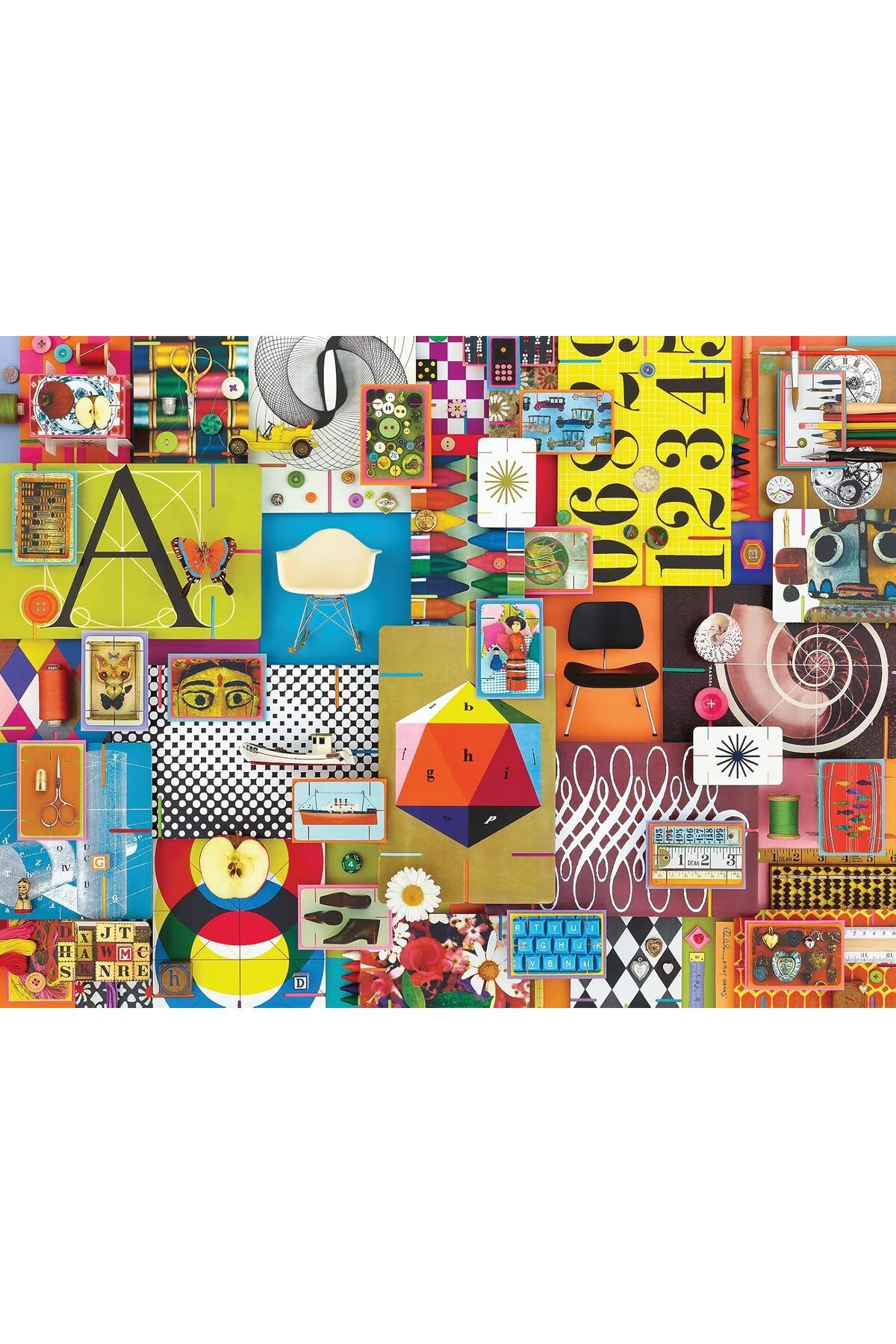 MCreative 169511 1500 Parçalı Yaratıcılık Eames, Renkli