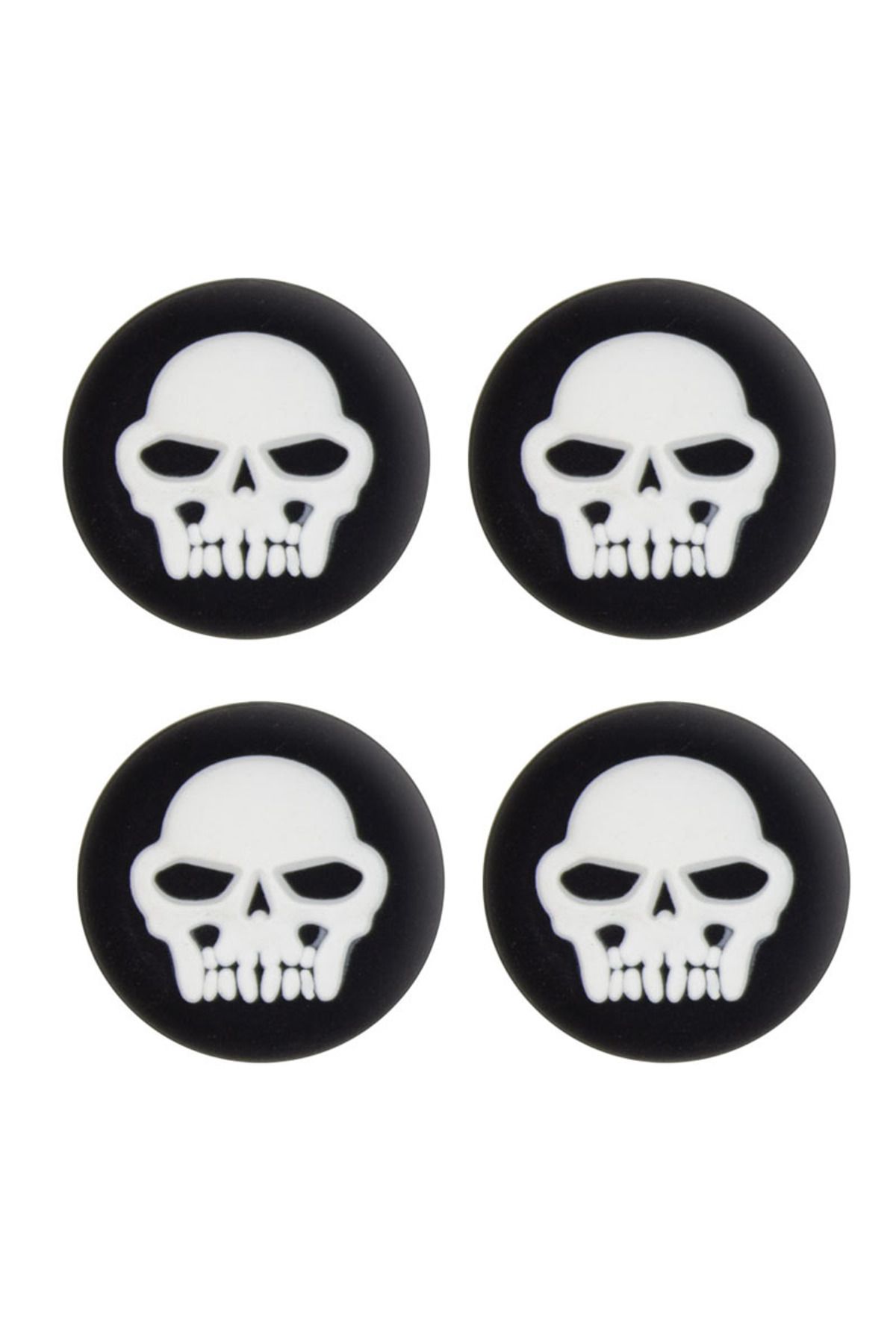 Dobe Skull   PS5/PS4/PS3/Xbox One/One X/One S/Series X/Series S 3D Analog silikon Koruyucu -4 Adet