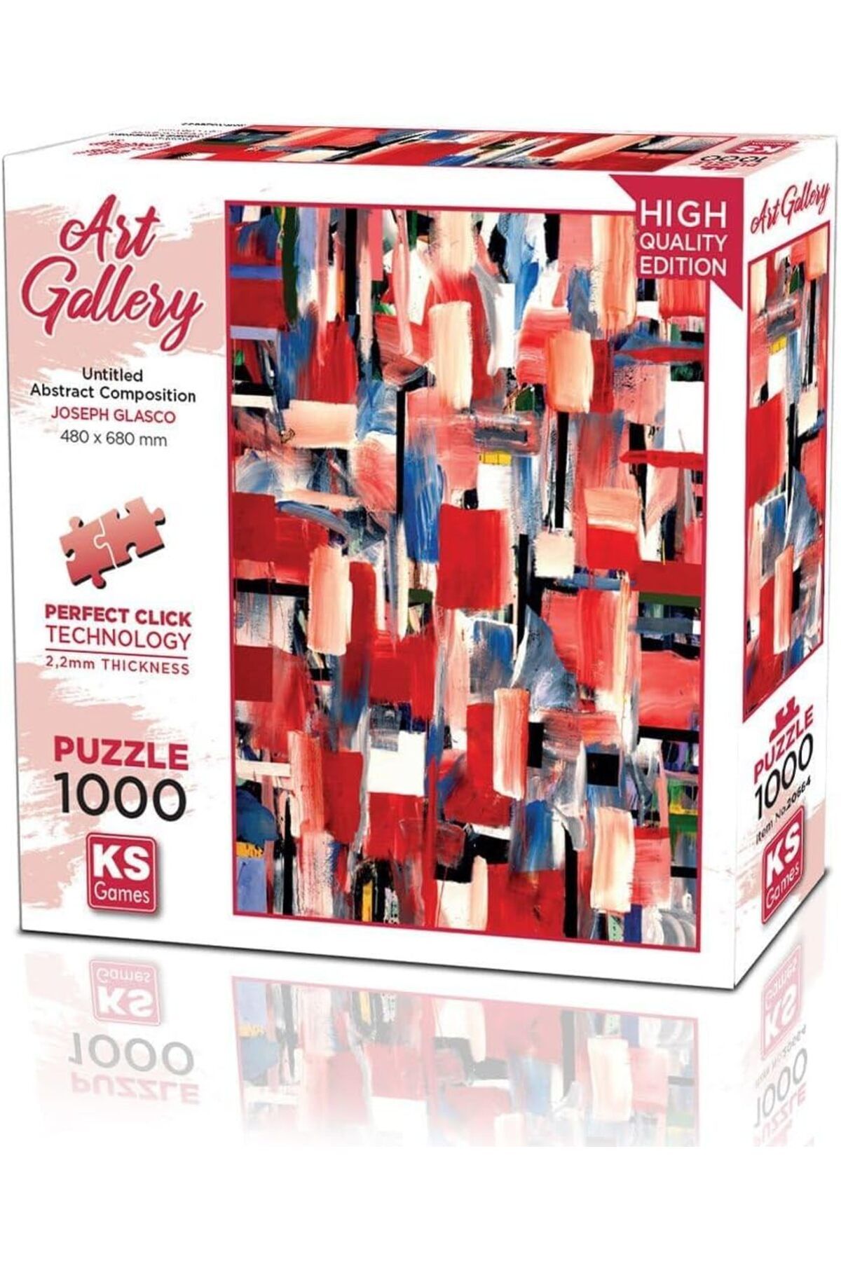 STOREMAX gelalpzr Games 1000 Parça Untitled Abstract Composition Puzzle aynet 1109110