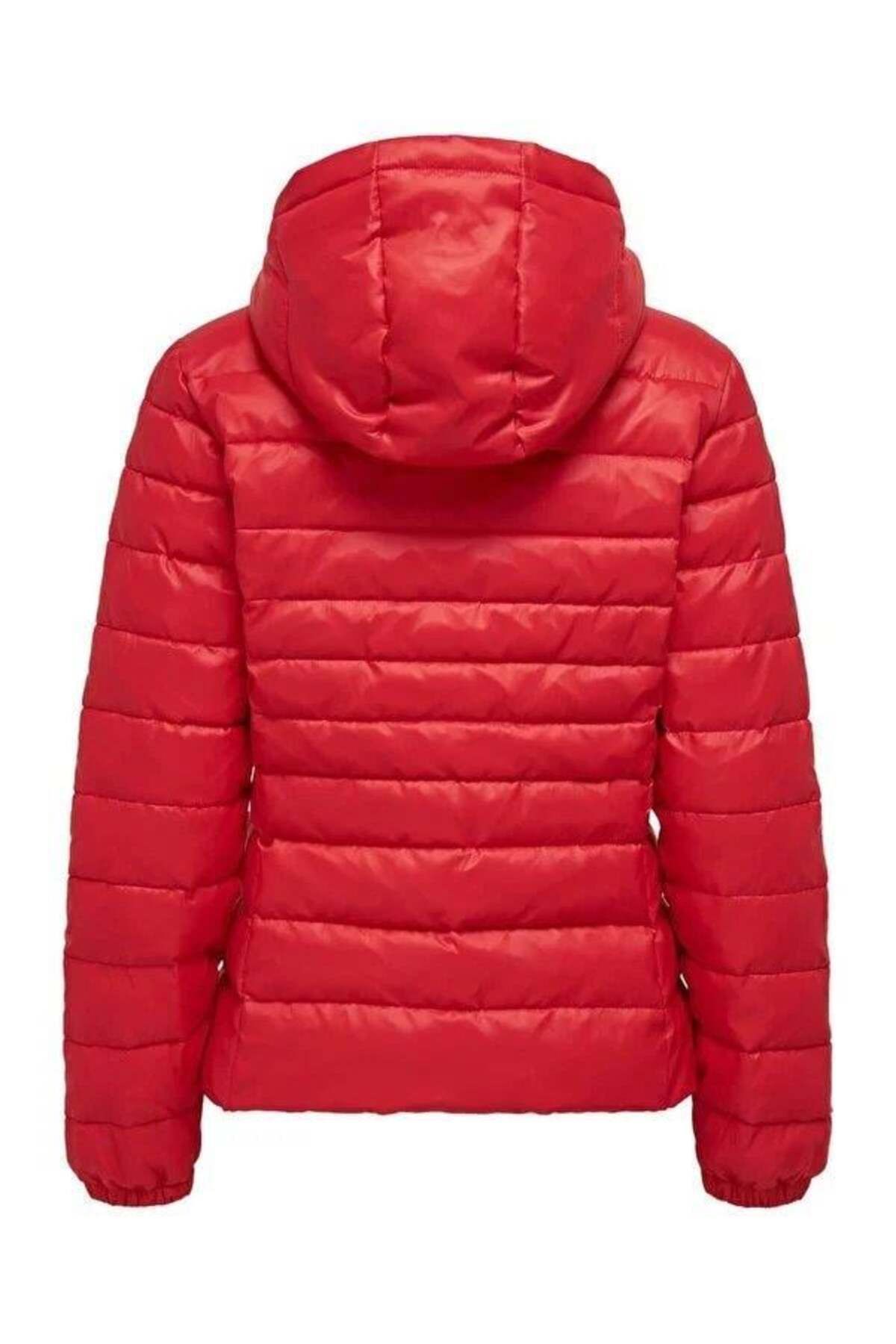 Only-Onltahoe High Risk Red Hooded Jacket - Otw Noos 15156569 7