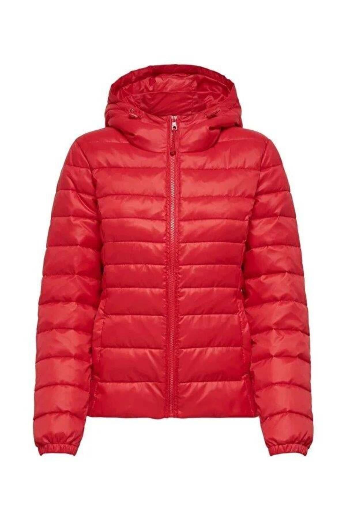 Only-Onltahoe High Risk Red Hooded Jacket - Otw Noos 15156569 6