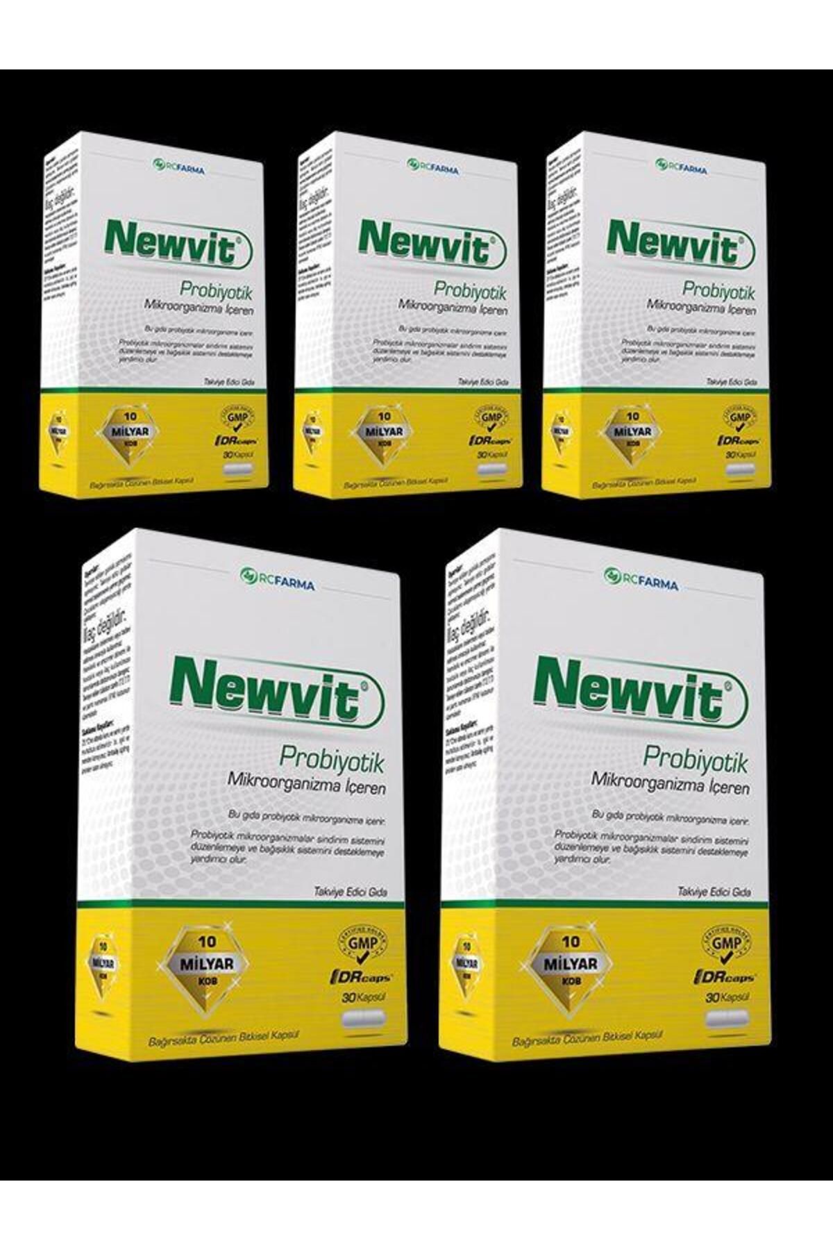 Rcfarma Newvit Probiyotik 30 Kapsül x 5 Kutu