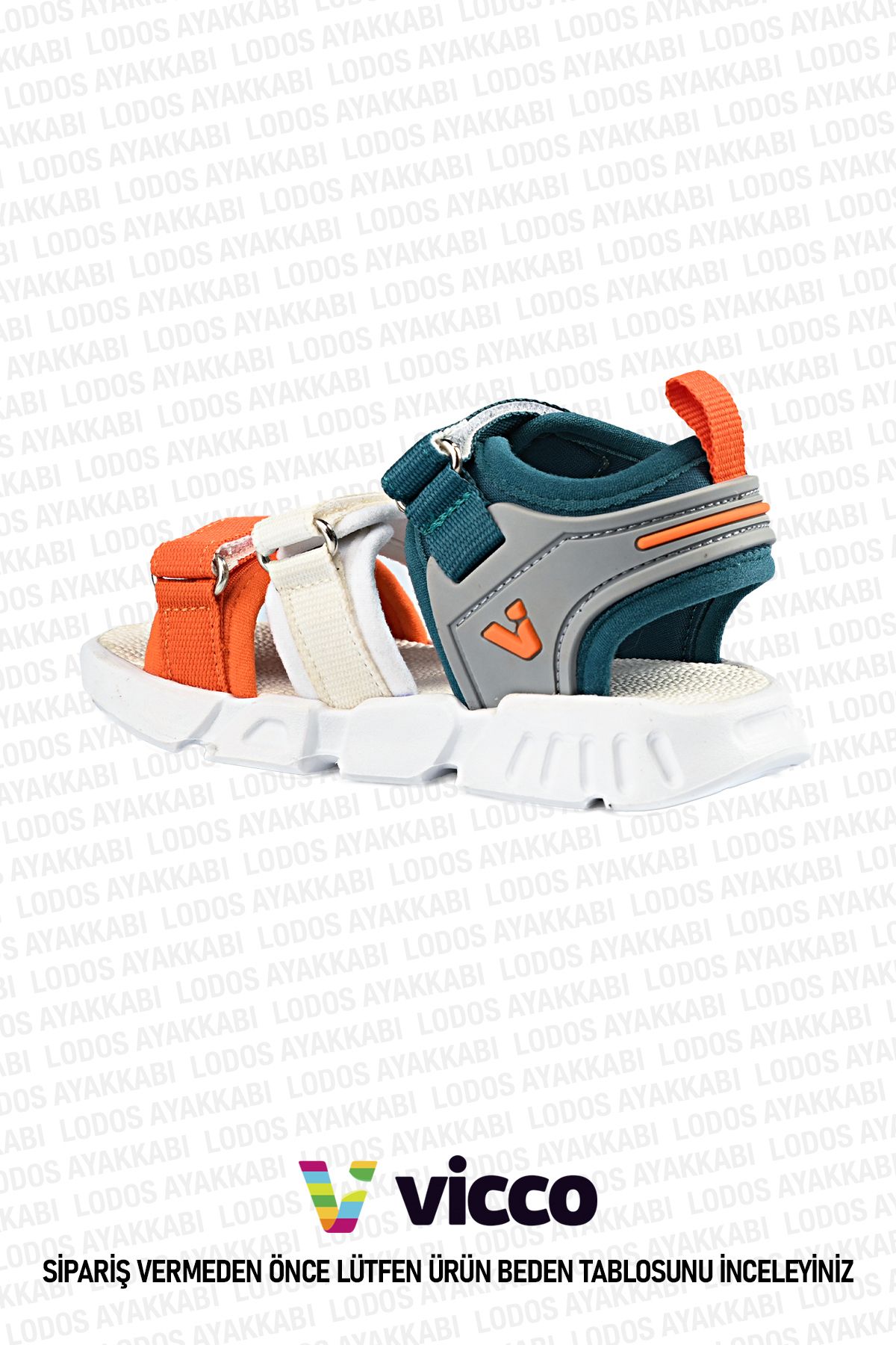 صندل سبز پسرانه و بچگانه Gorbi Model Baby Boy Sandals Green Vicco