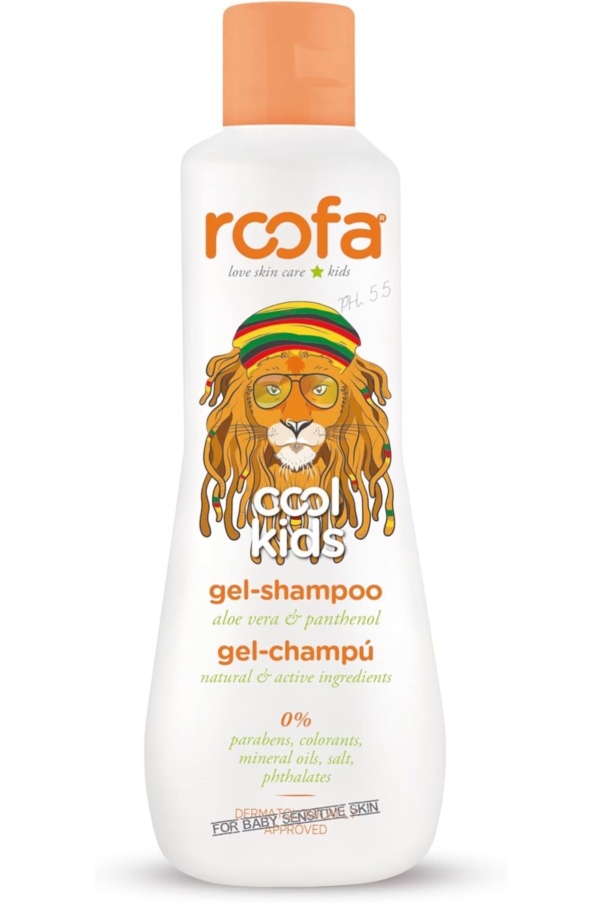 Roofa Spain-Cool Kids Gel Shampoo (NATURAL WITH ALOE VERA & PANTHENOL) 300ml 4