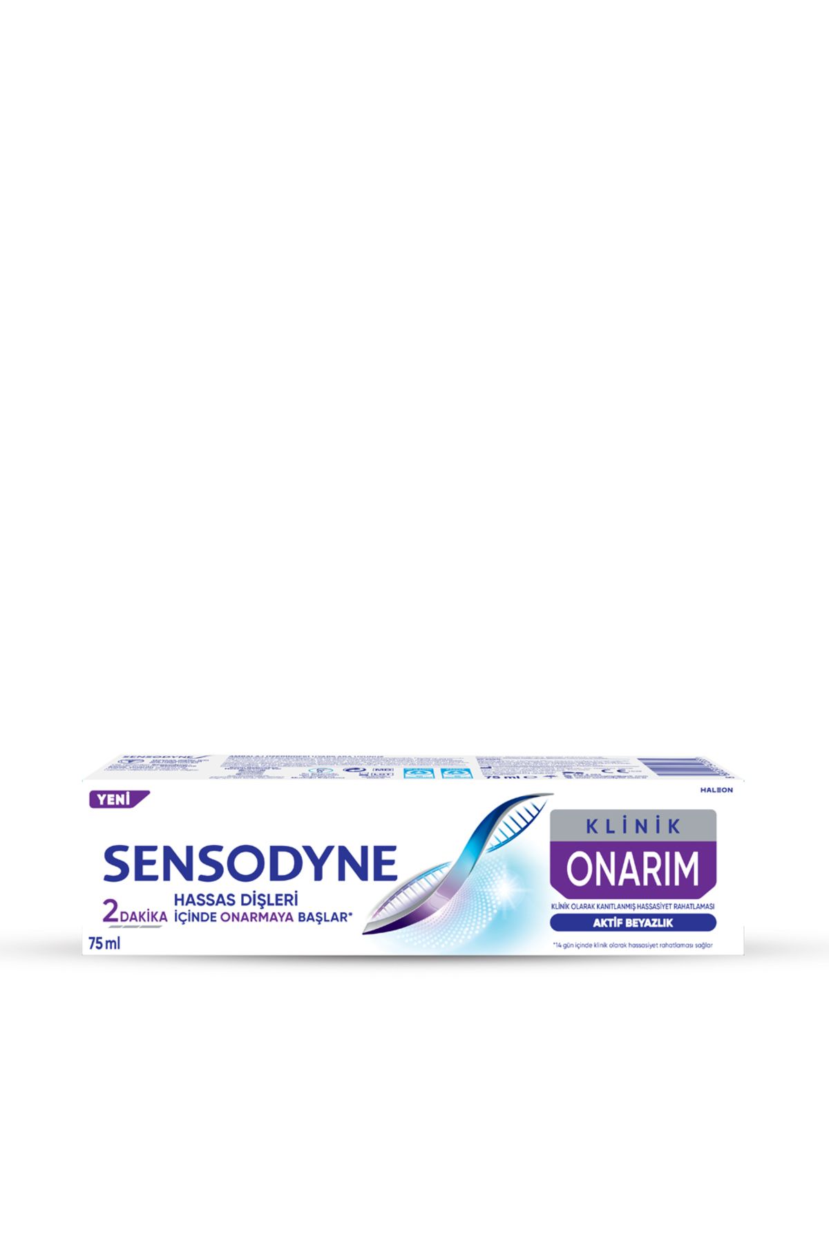 Sensodyne Klinik Onarım Aktif Beyazlık Diş Macunu 75 Ml