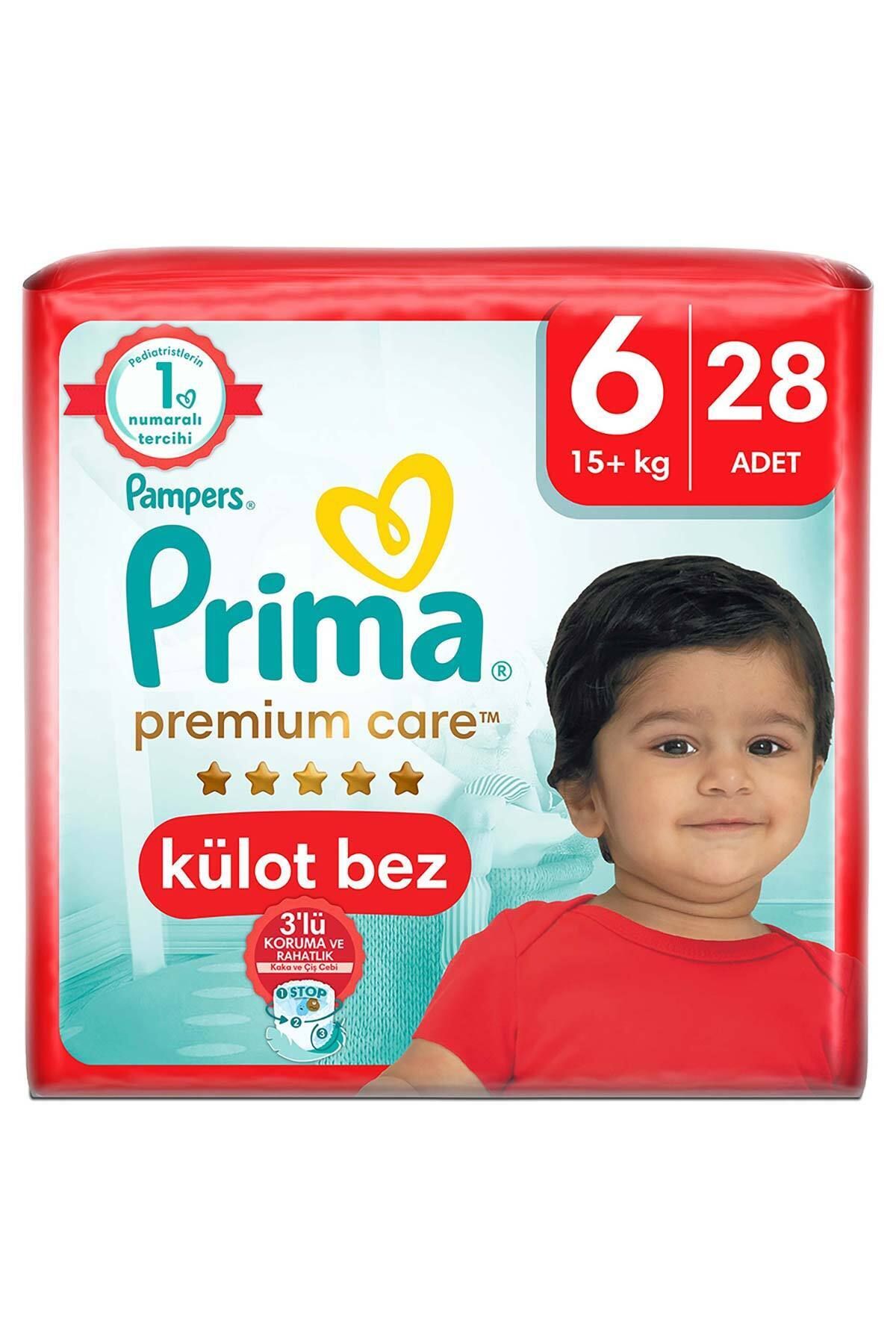 Prima Külot Bebek Bezi Premium Care 6 Beden 28 Li