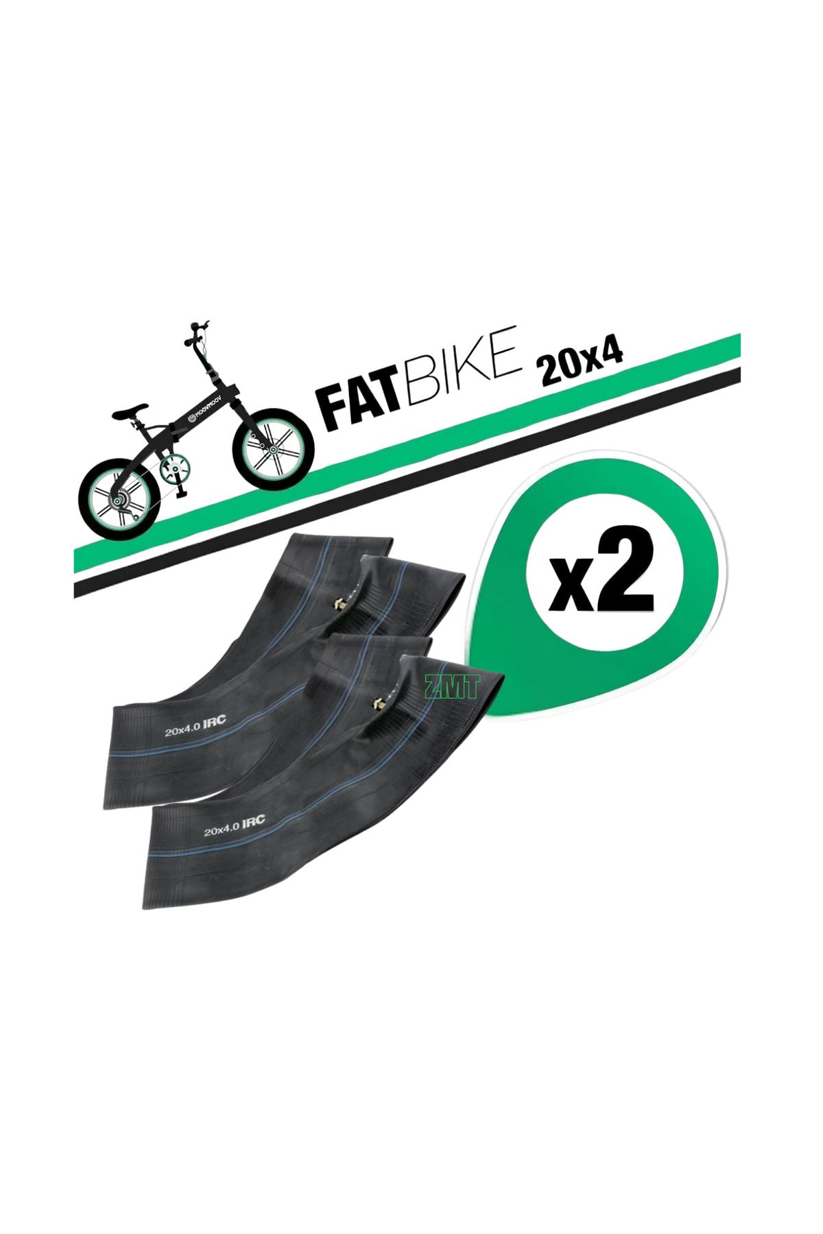 ANLAS Fat Bike 20 X 4.00 İç Lastik 2 li Set  İRC