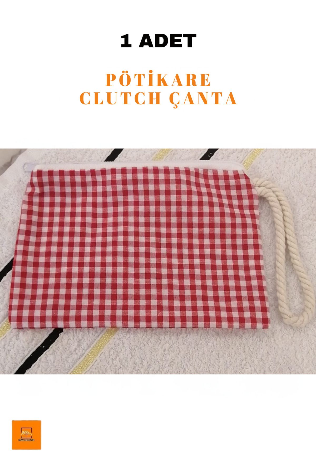 ALERSS Clutch Çanta - Makyaj Portföy Çantası - Cüzdan - Kalemlik - Pötikare Çanta