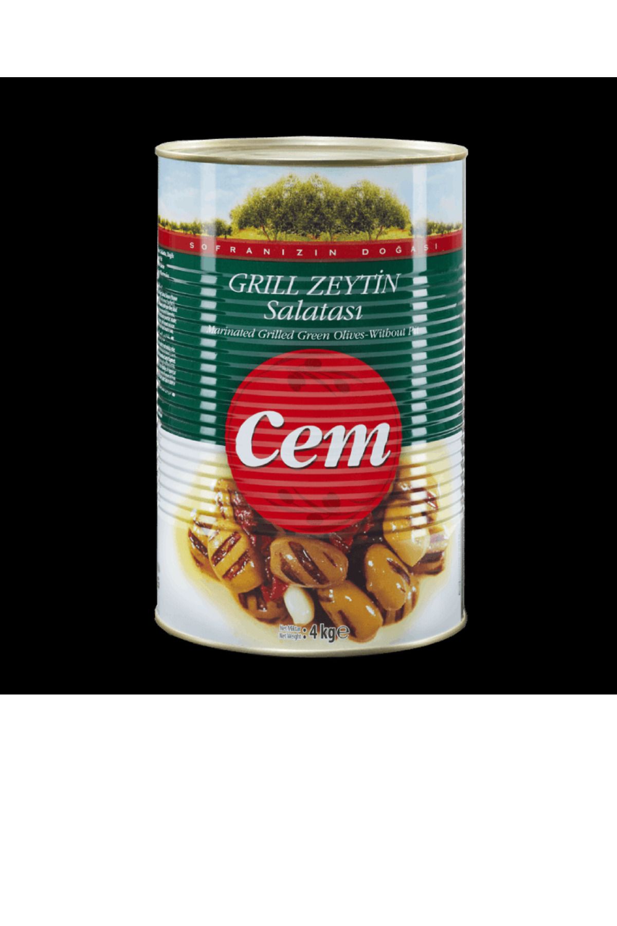 Cem ızgara domatesli zeytinyağlı zeytin 4000 gr