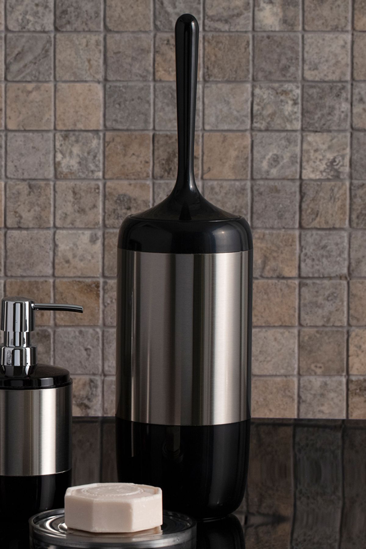 Prima Nova-Black Lima Toilet Brush 4