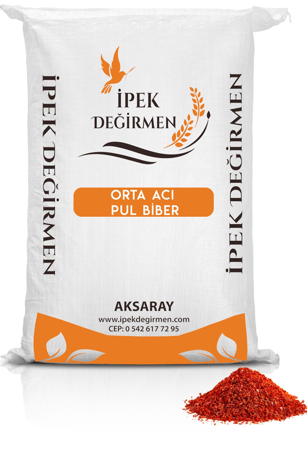 İpek Değirmen Baharat Yemeklik 250 gr Halis Acı Pul Biber Iştah Arttırır