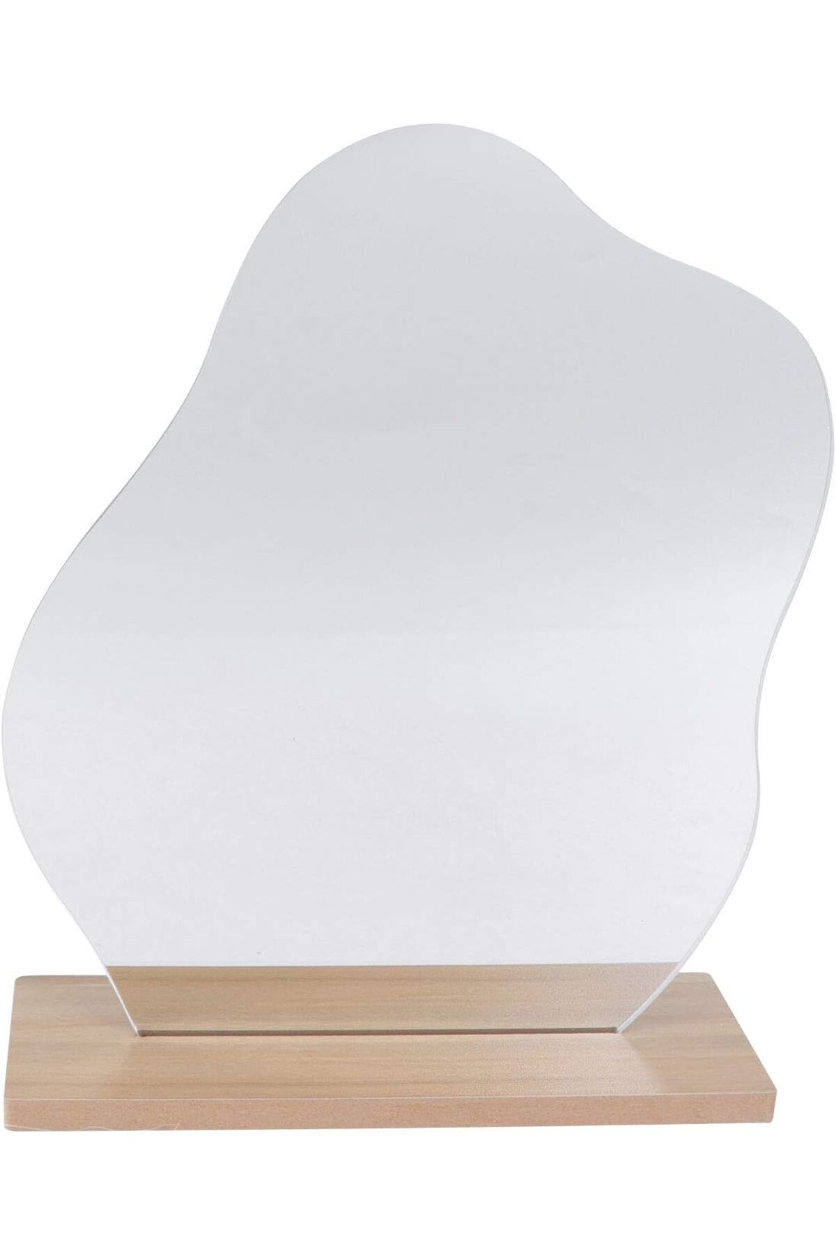 Arabest-Makeup Mirror for Desk, with Stand Aesthetic Vanity Mirror, Frameless Table top and Minimal Spaces 7