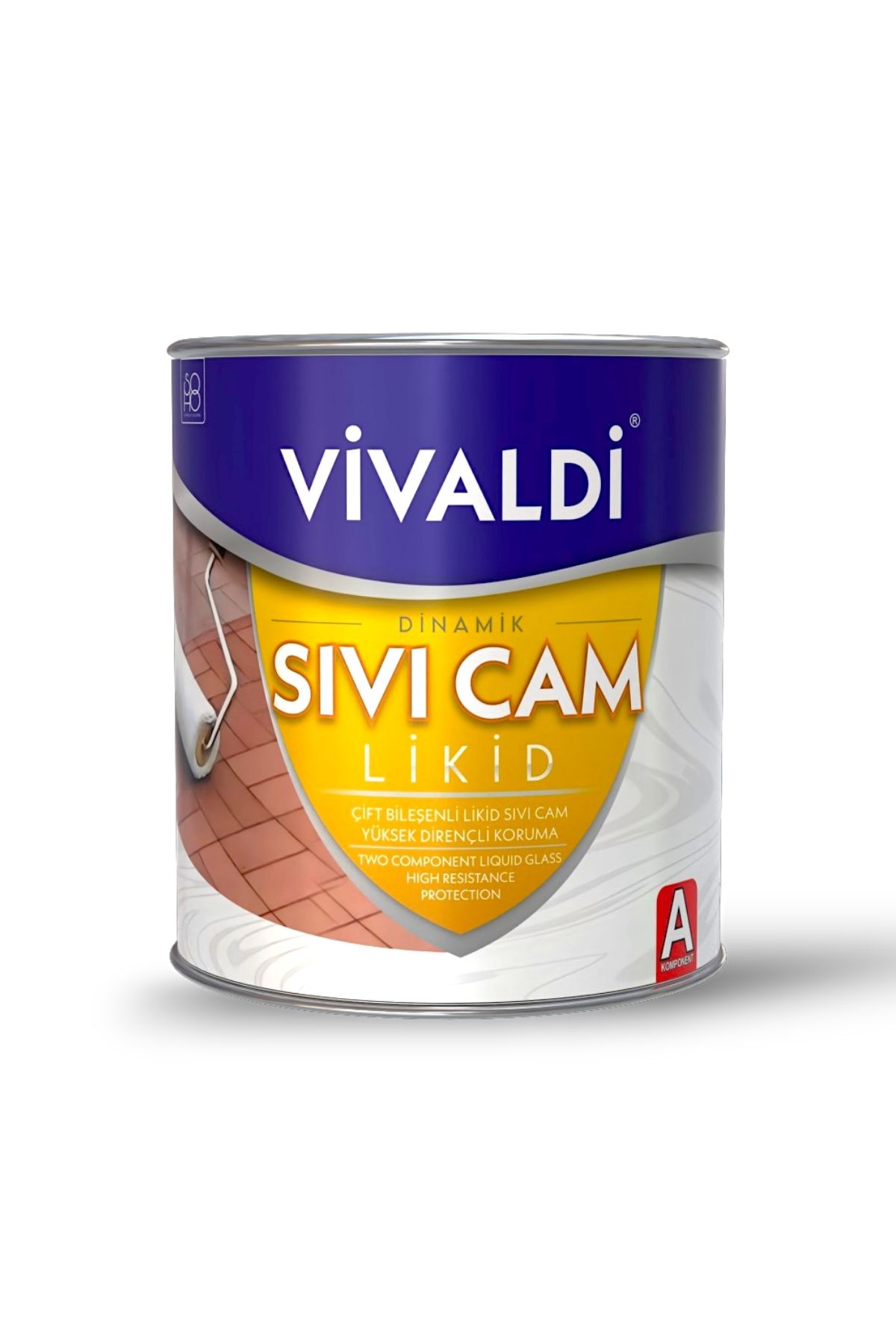 Vivaldi Sıvı Cam Koruyucu Ve Parlatıcı Maximum Parlak Vernik - (1 L) - Liquid Glass