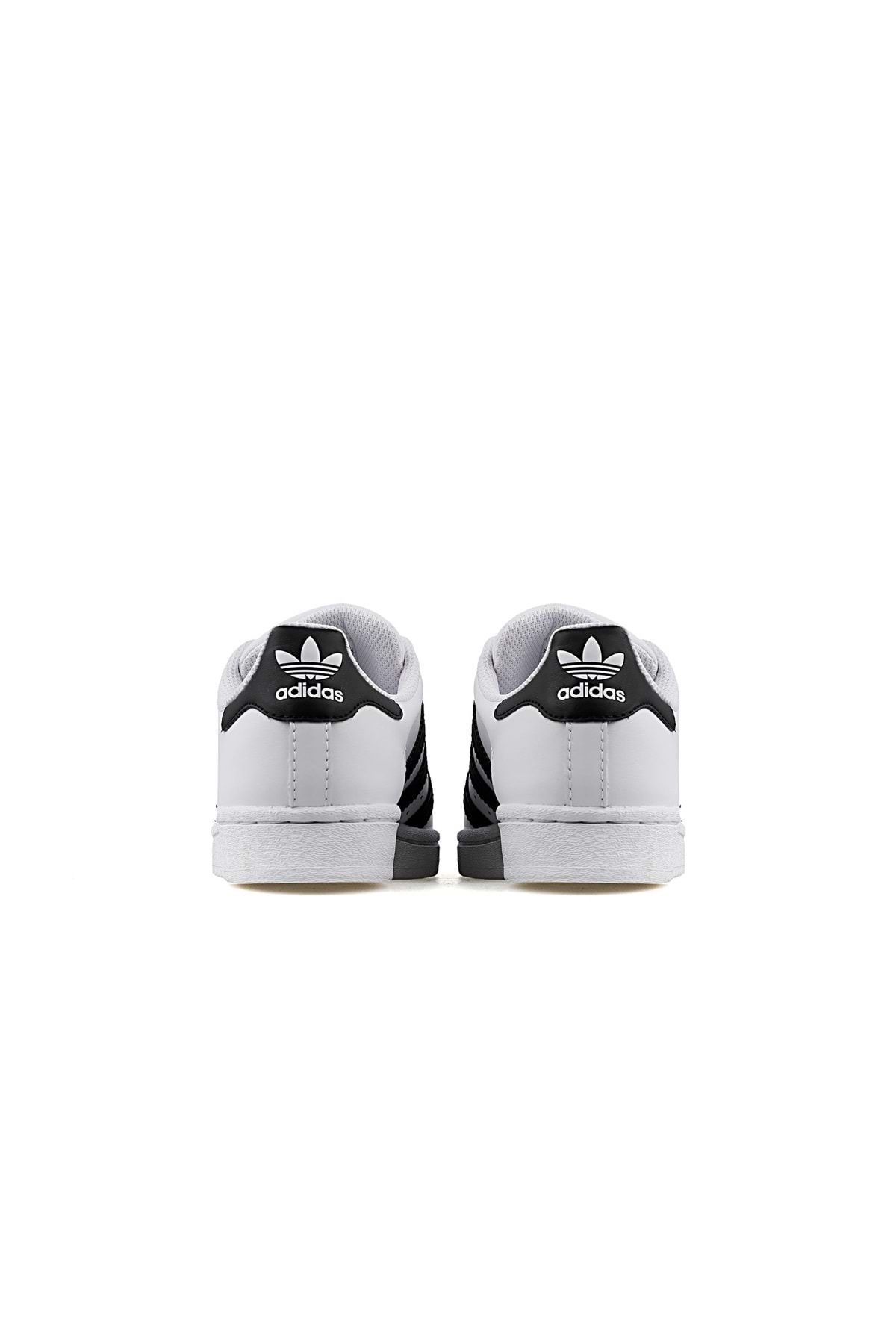 adidas-Superstar J Foundation Fu7712 Sneaker Pantofi sport unisex Alb-negru 4