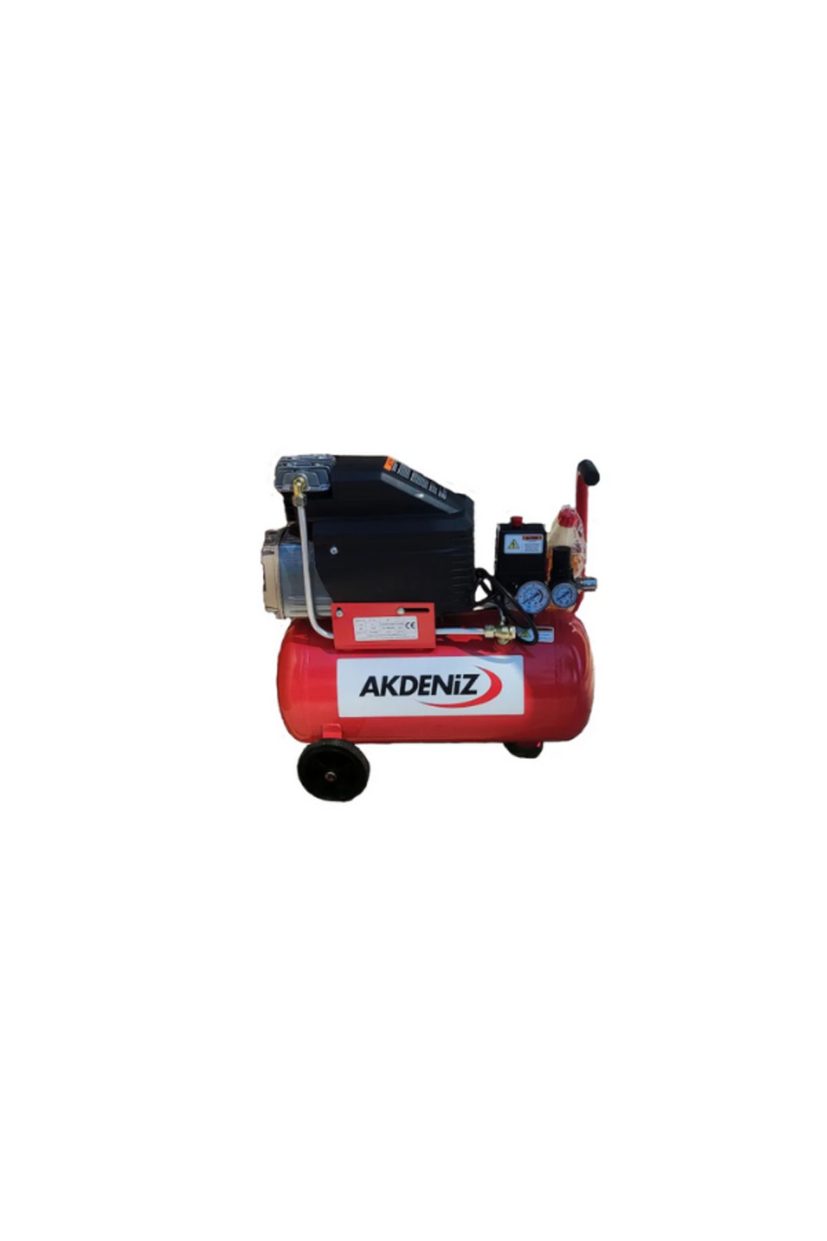 Akdeniz 2 HP 8 Bar 24 LT Yağlı Hava Kompresörü