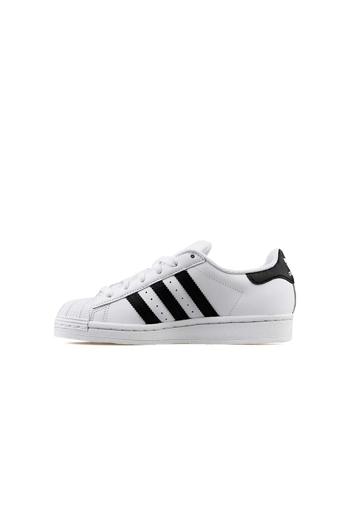adidas-Superstar J Foundation Fu7712 Sneaker Pantofi sport unisex Alb-negru 2