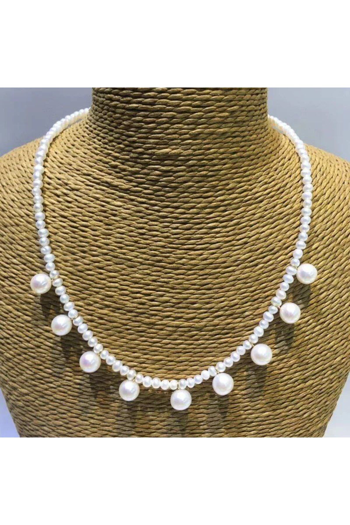 Shiklik MODA Şıklığınızı Tamamlayacak Beyaz İnci Kadın Kolye