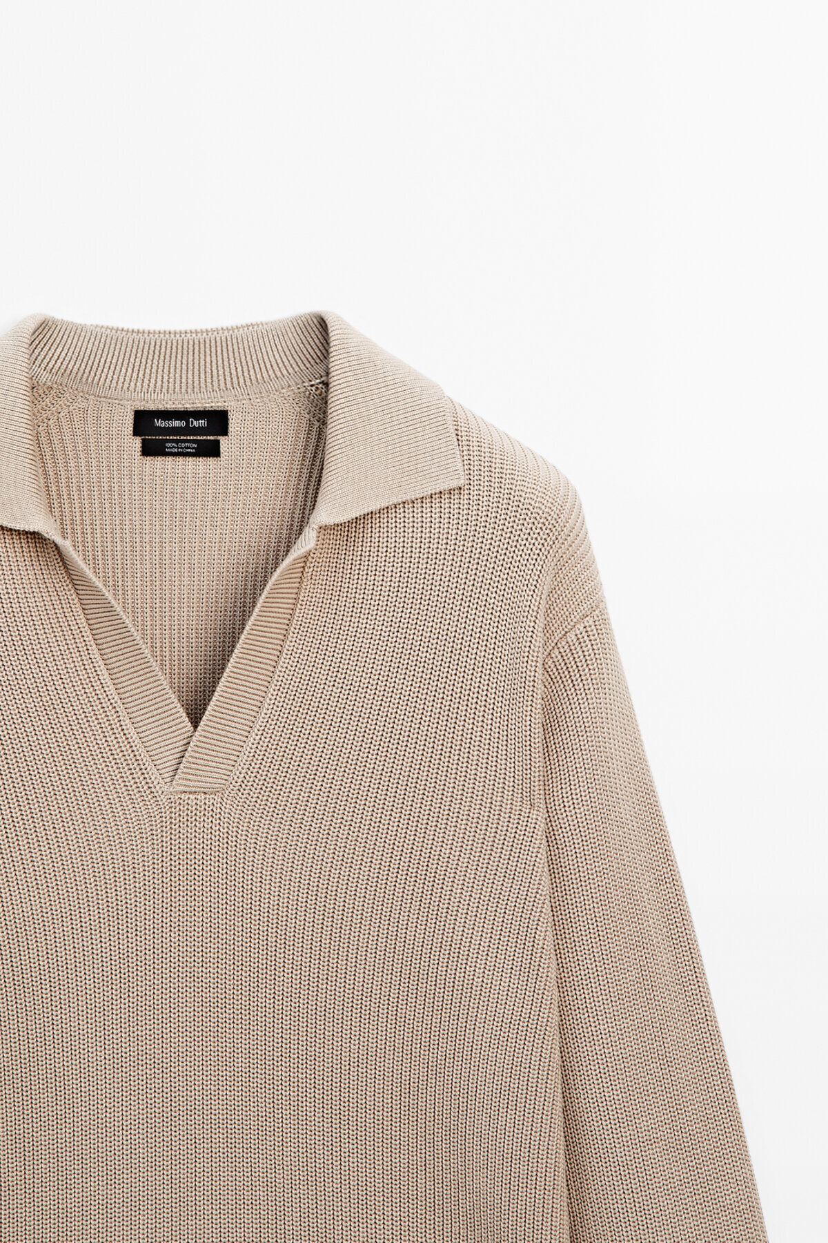 ژاکت جلو باز نود مردانه 100 ٪ لباس بافتنی فتی Massimo Dutti