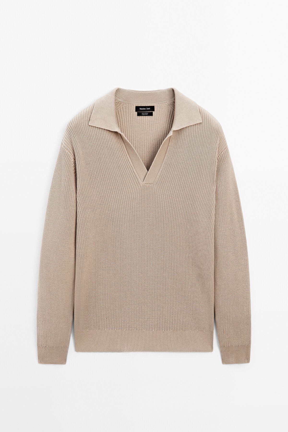 ژاکت جلو باز نود مردانه 100 ٪ لباس بافتنی فتی Massimo Dutti