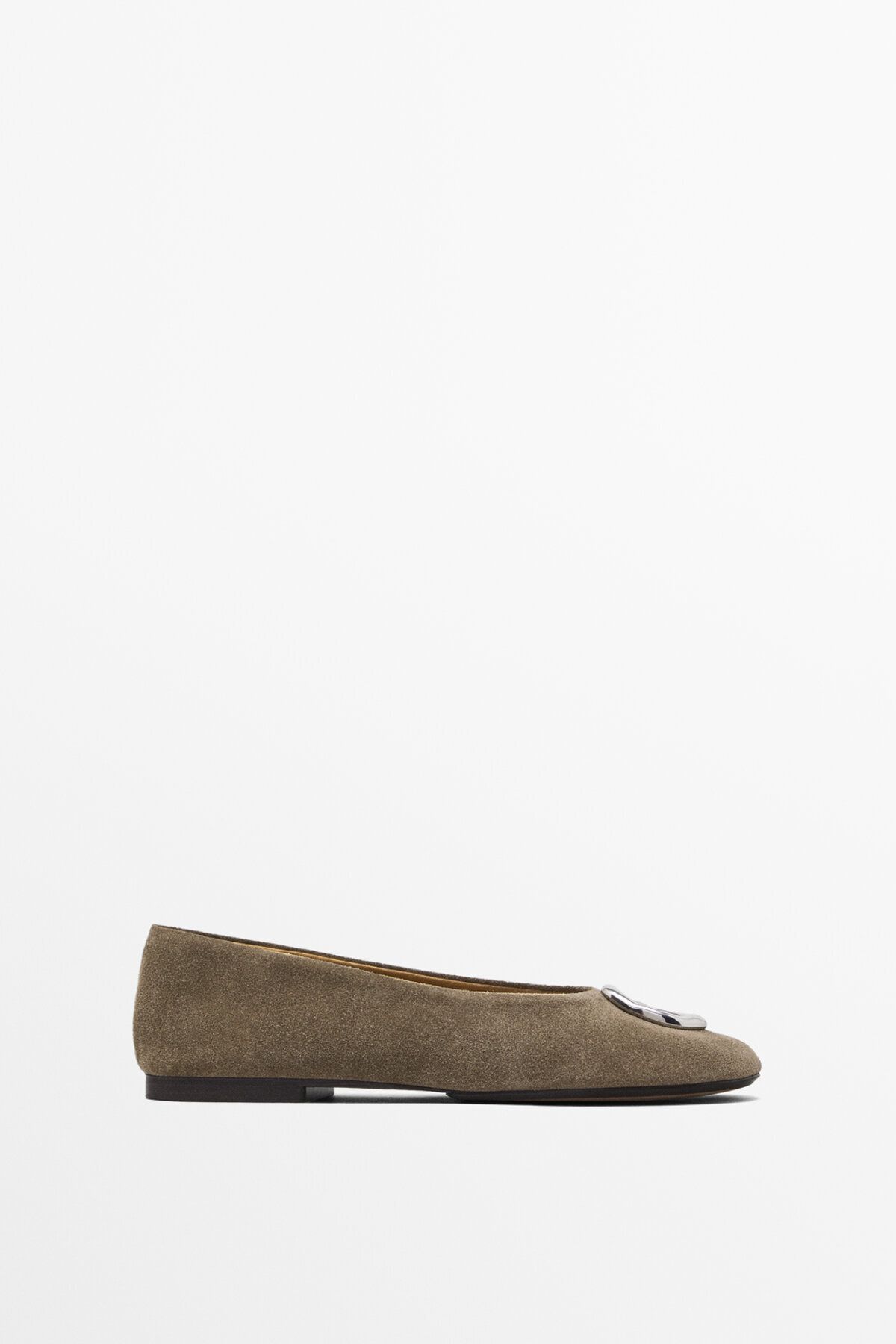 کفش باله با قطعات فلزی Massimo Dutti