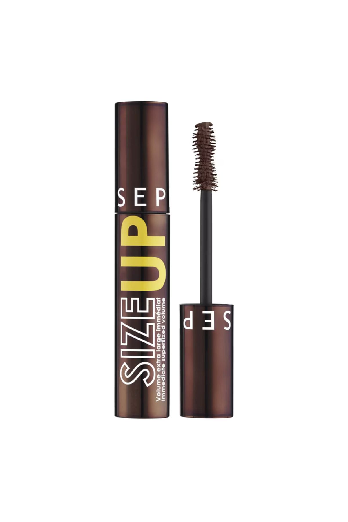 SEPHORA Size up - Instant XL Effect Volumizing Mascara Brown (12.5 میلی لیتر) بلند کننده و فر کننده