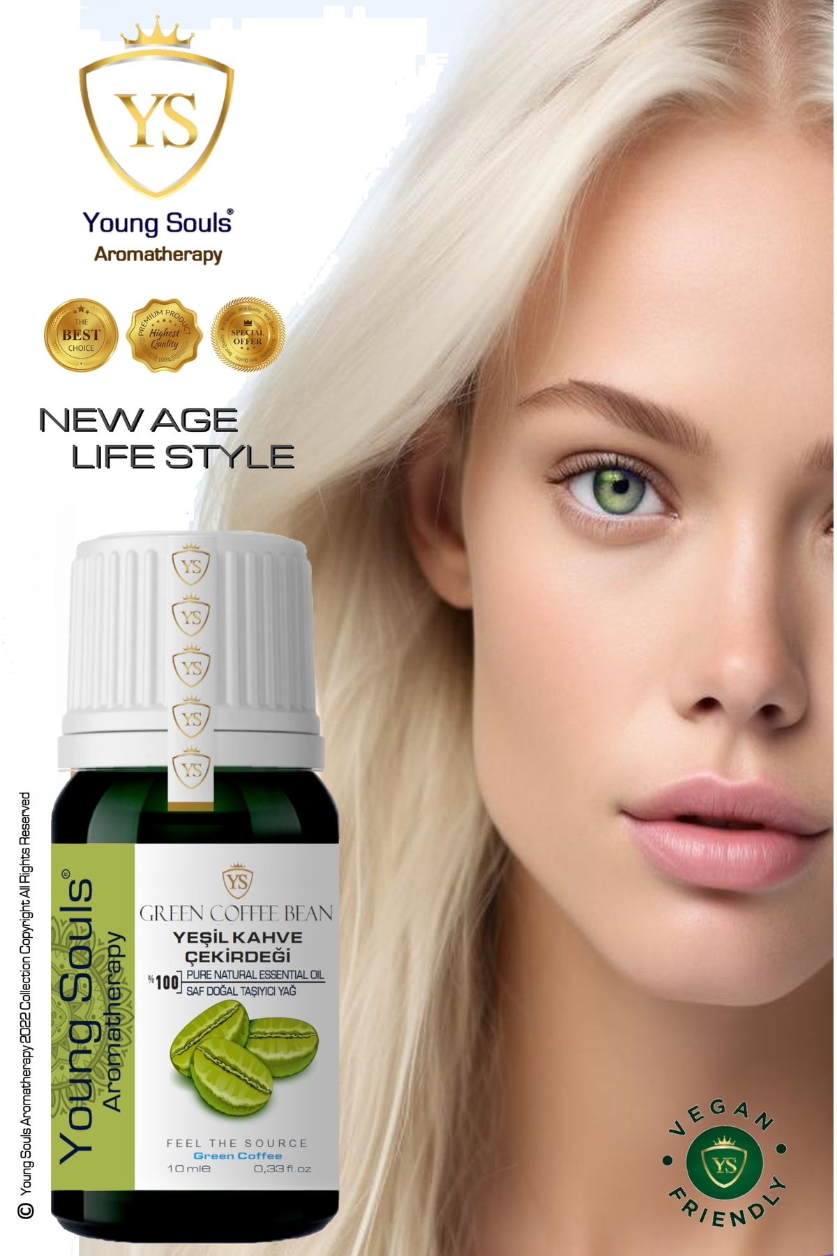 Green Coffe Bean Carrier Oil ( Cold Pressed ) Yeşil Kahve Çekirdeği Taşıyıcı Yağ Soğuk Sıkım 10 ml — TYCcaeddce1082f629830a9c — تصویر 3 از 8