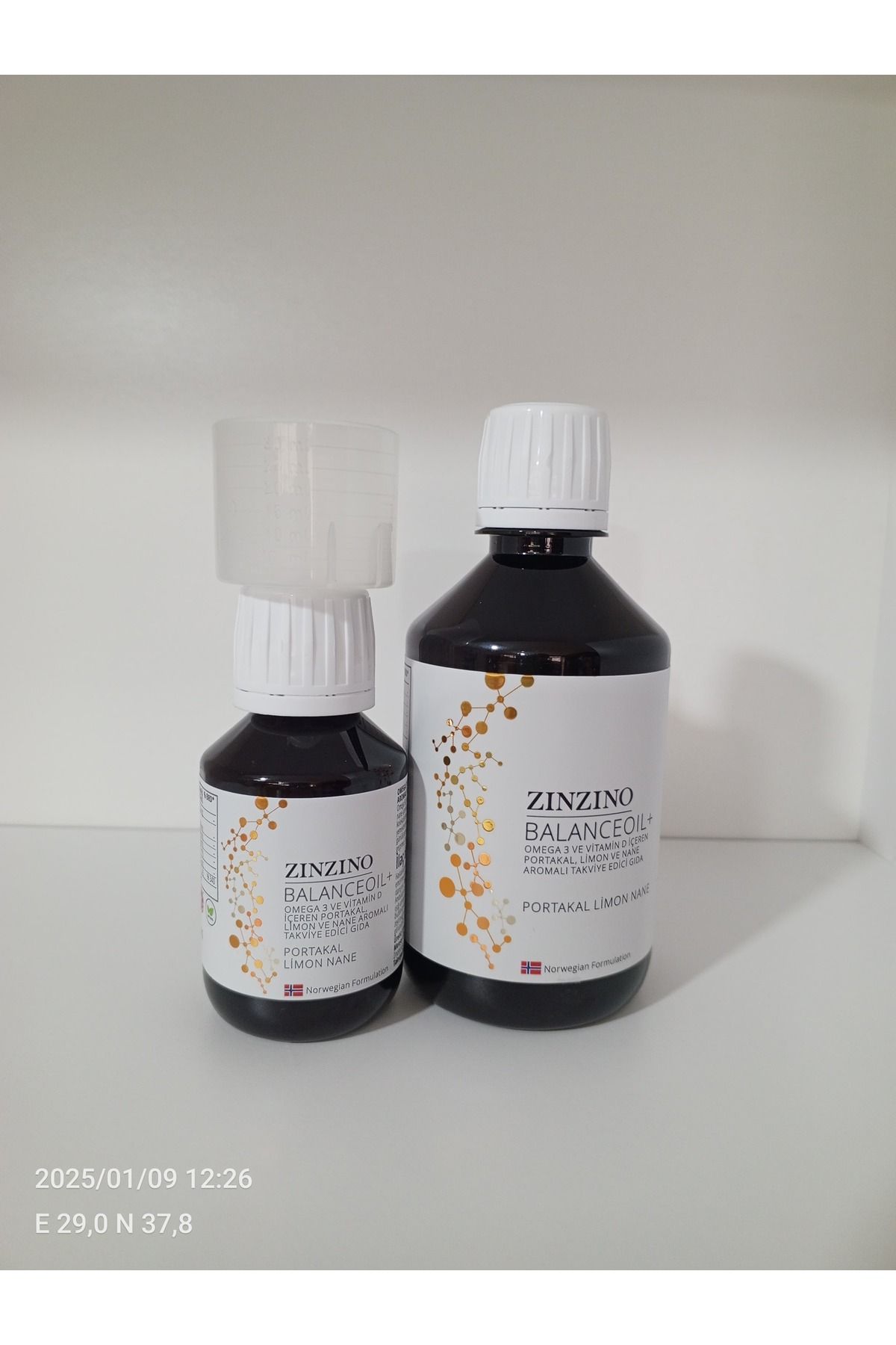 Zinzino-Balance Oil Prime Set - 300 ml and 100 ml Scale Container (1 Pcs) 5