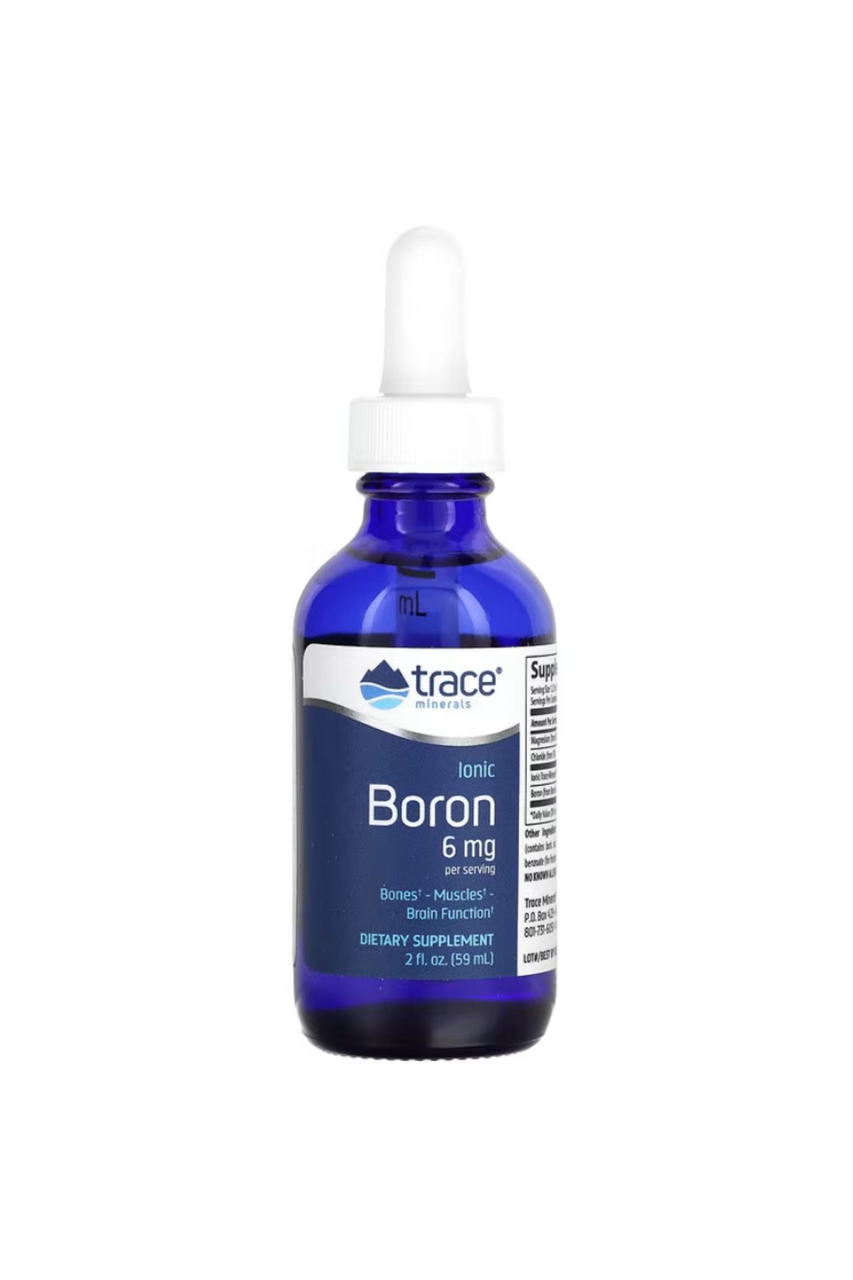 Trace Minerals , Ionic Boron, 6 Mg, 2 Fl Oz (59 Ml)