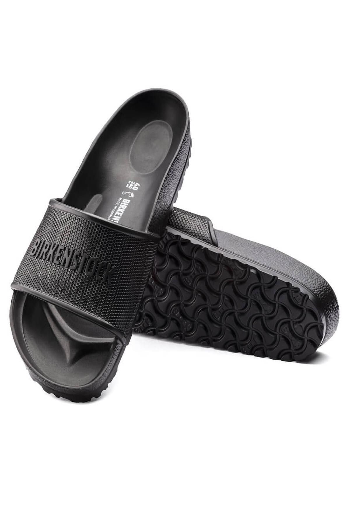 Birkenstock-Schwarze Unisex-Eva-Hausschuhe – Barbados 4