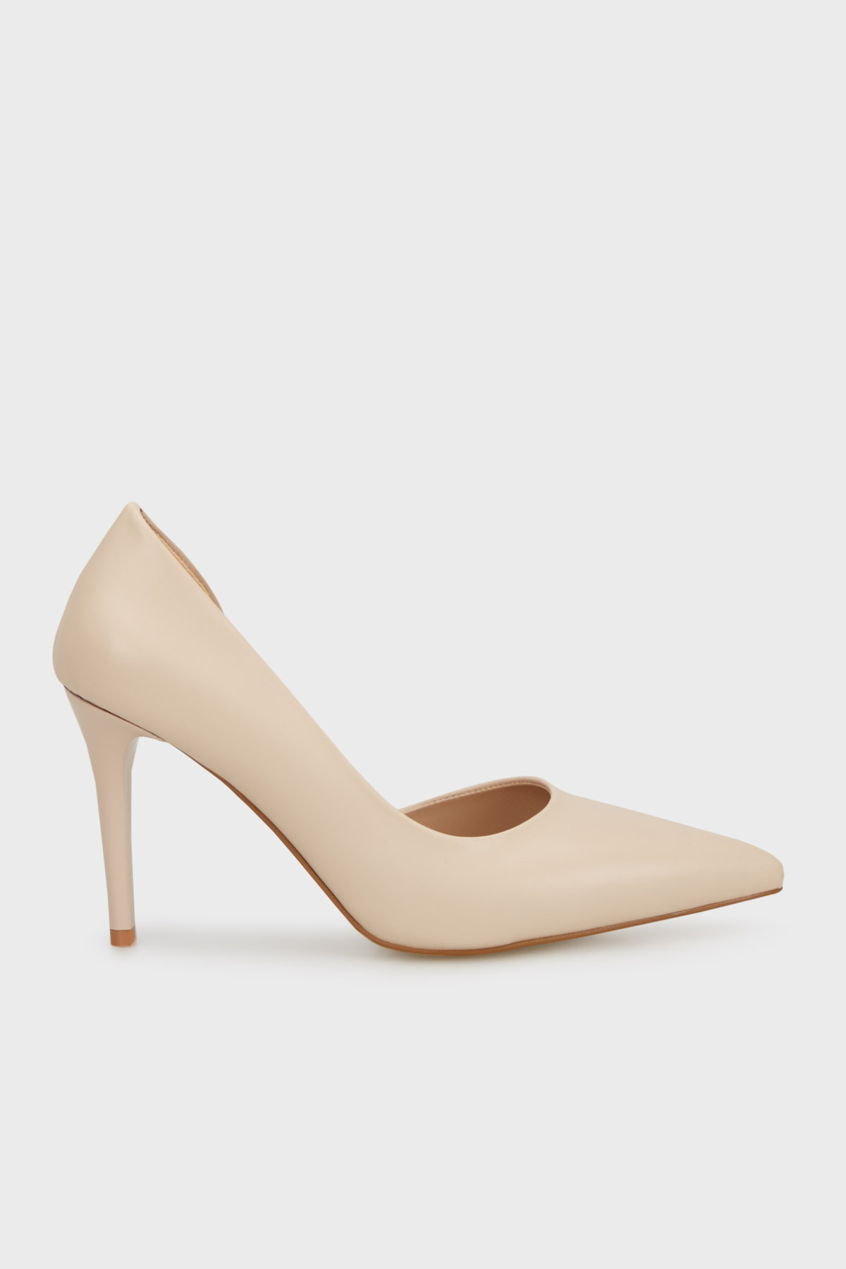 Rachel-Pantofi cu toc asimetric din piele cu vârf ascuțit PANTOF 24K036MINE 1