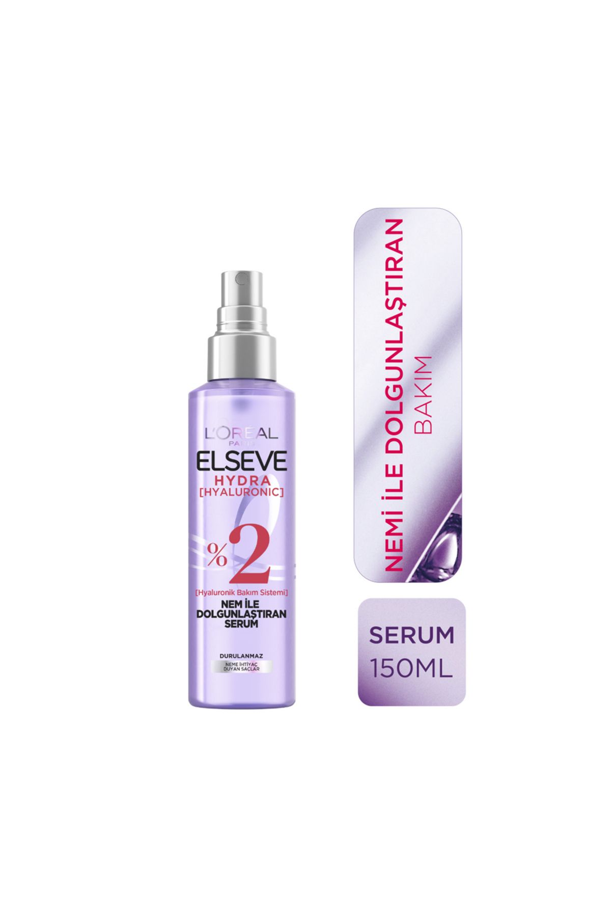 ELSEVE L'Oréal Paris Hydra [Hyaluronic] Nem ile Dolgunlaştıran Serum 150 Ml