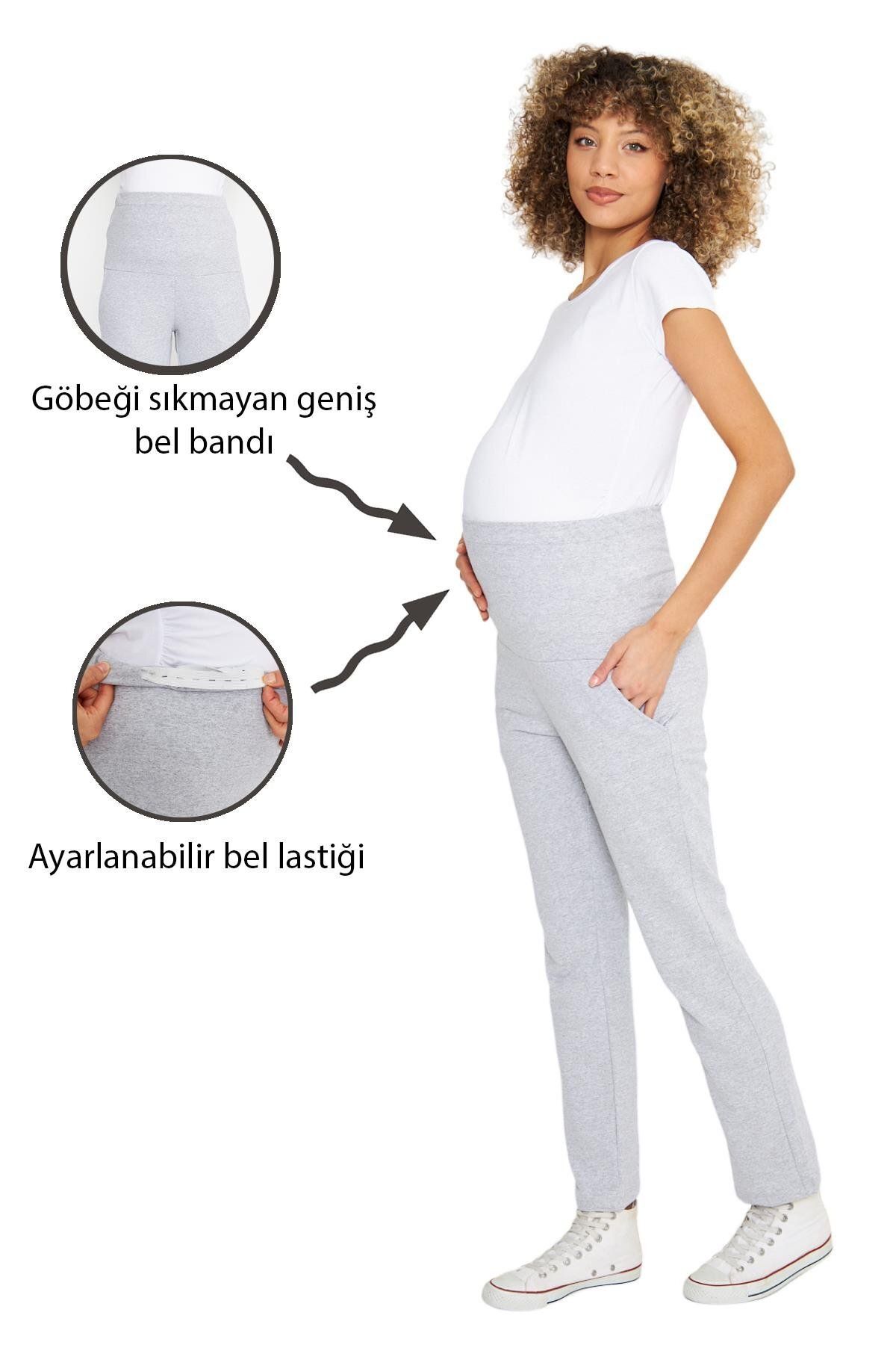 Luvmabelly-- Myra8600 - Knitted Maternity Sweatpants 1