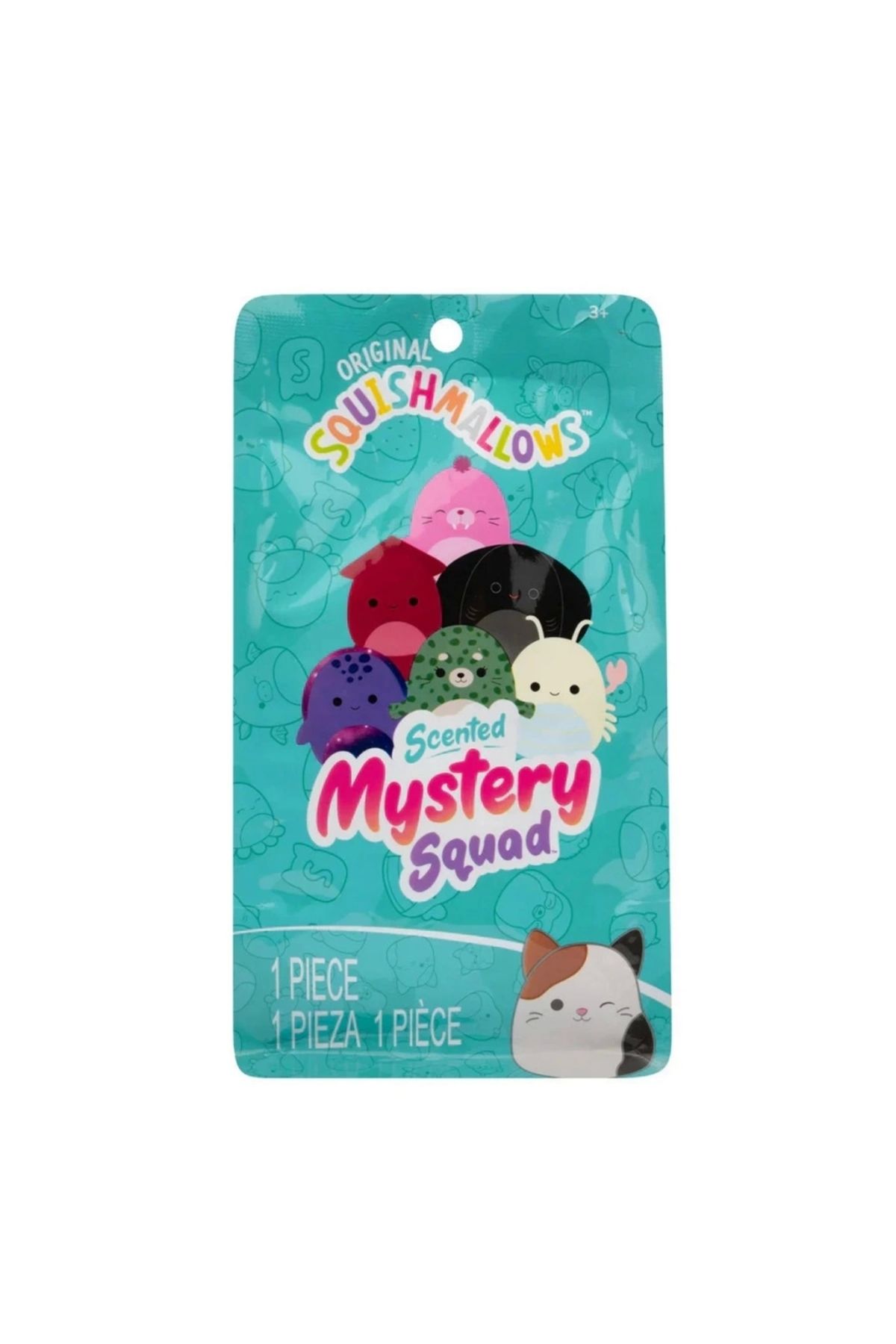 SYNOPE Çocuk Squishmallows Mystery Squad Sürpriz Paket 13 cm