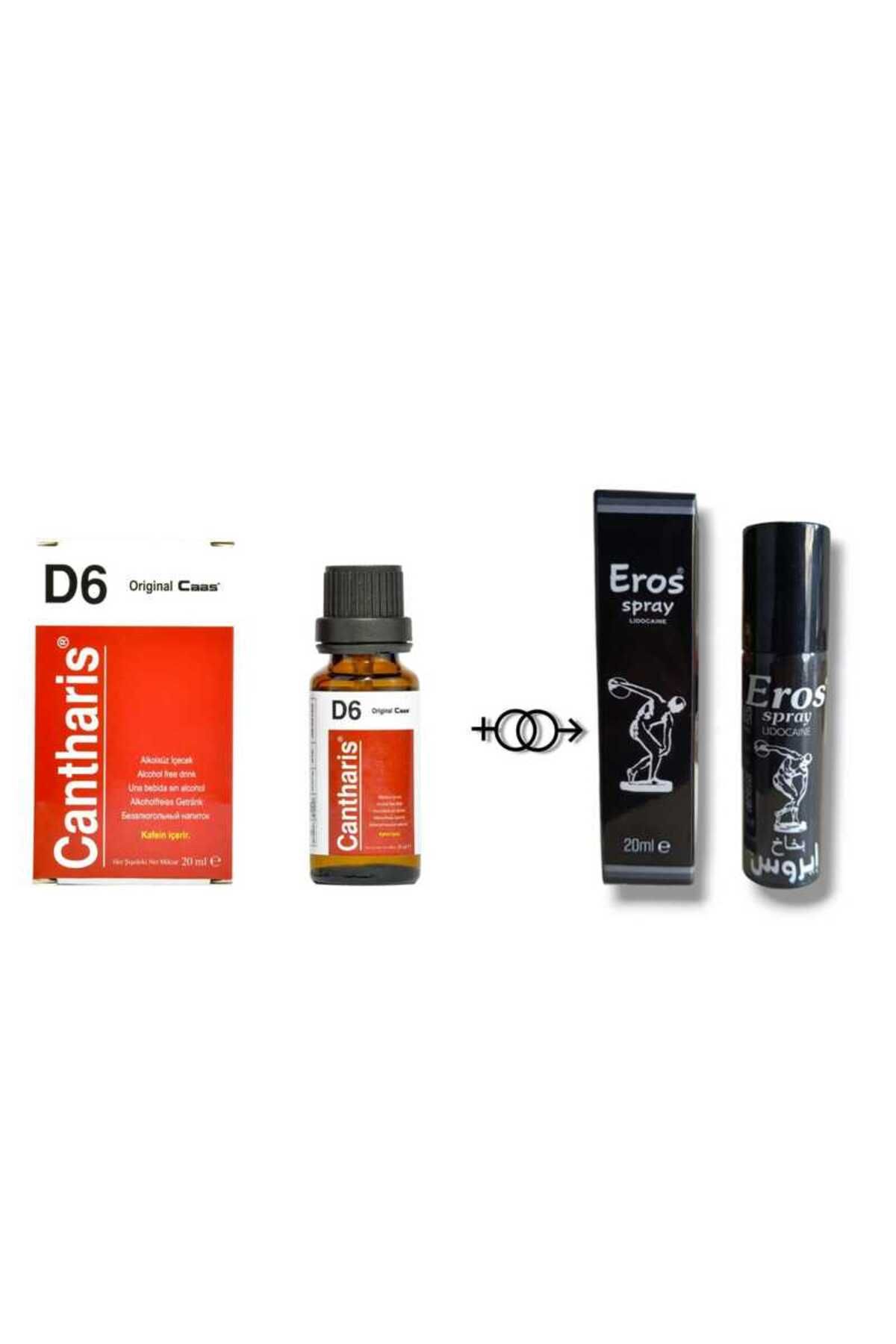 Eros Cantharis D6 İstek Arttırıcılı Damla 20 ML + Eros Sprey 20 ML