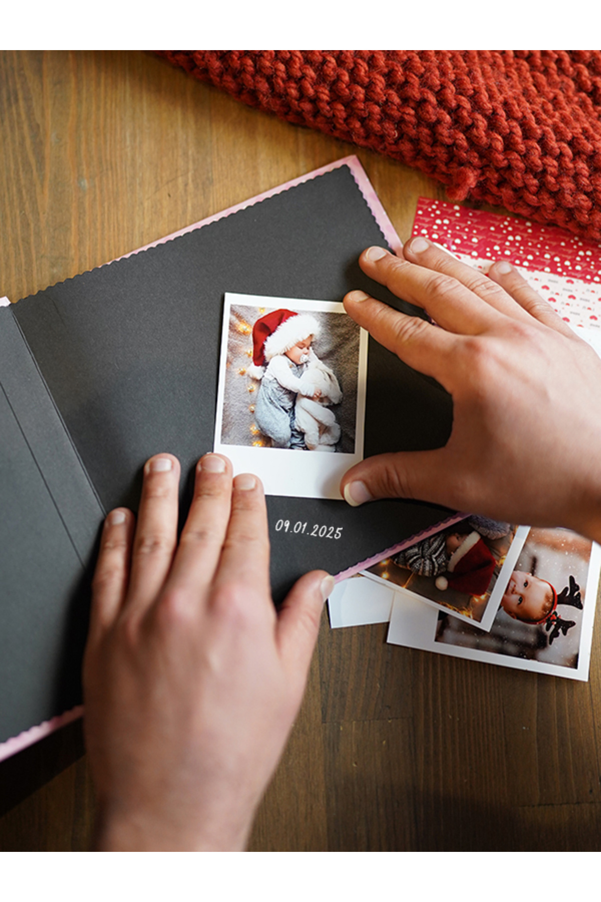 hediyelik Baskılar BEBEK ANI ALBÜMÜ 24 ADET POLO KART  FOTOĞRAF BASKILI BEYAZ JEL KALEM HEDİYELİ fotoğrafı 5 (önizleme)