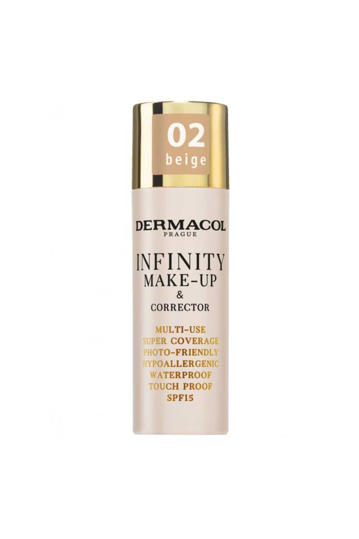 Dermacol INFİNİTY MAKE-UP AND CONCEALER 02 BEİGE