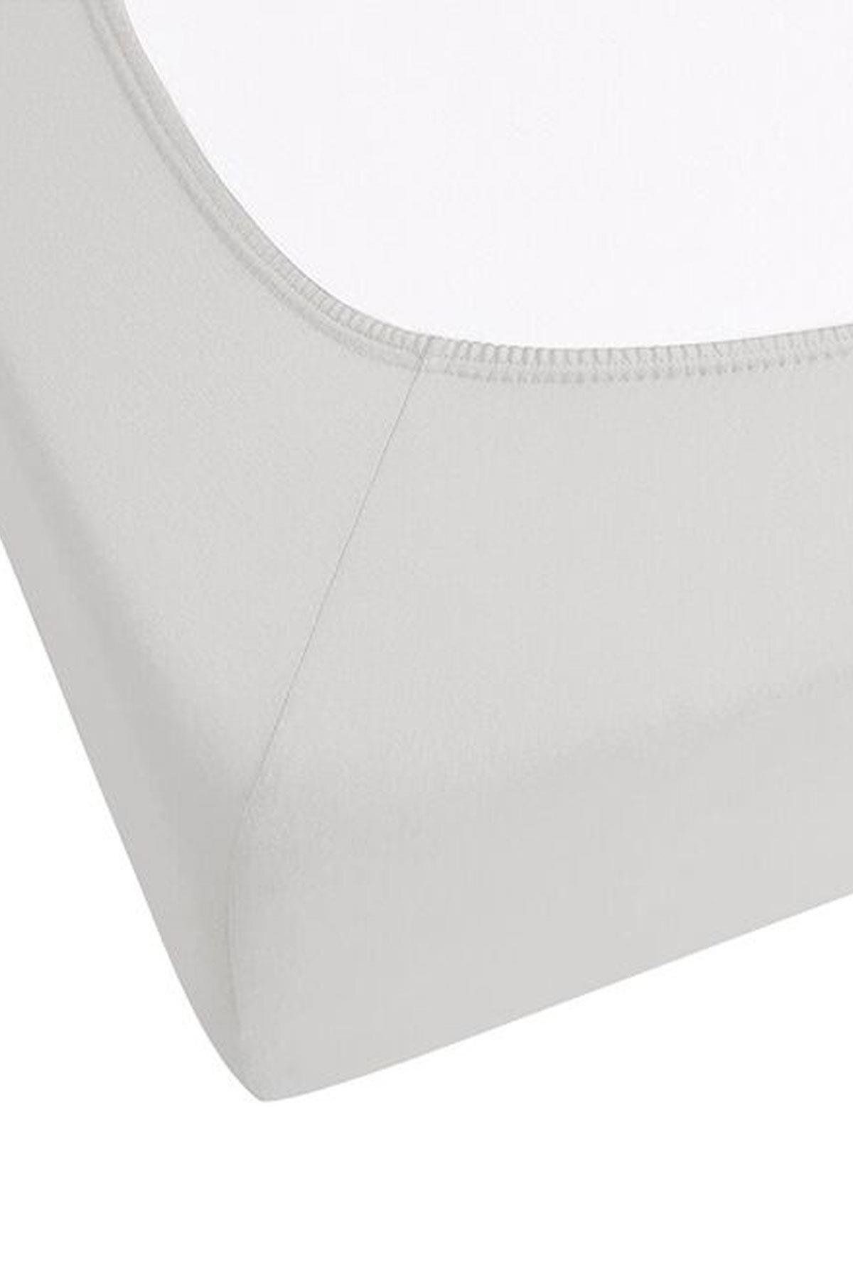 COTENCONCEPT-2 bucăți cearșaf de pat din bumbac simplu 80 x 200 x 30 cm cearșaf de pat din bumbac pieptănat elastic 7