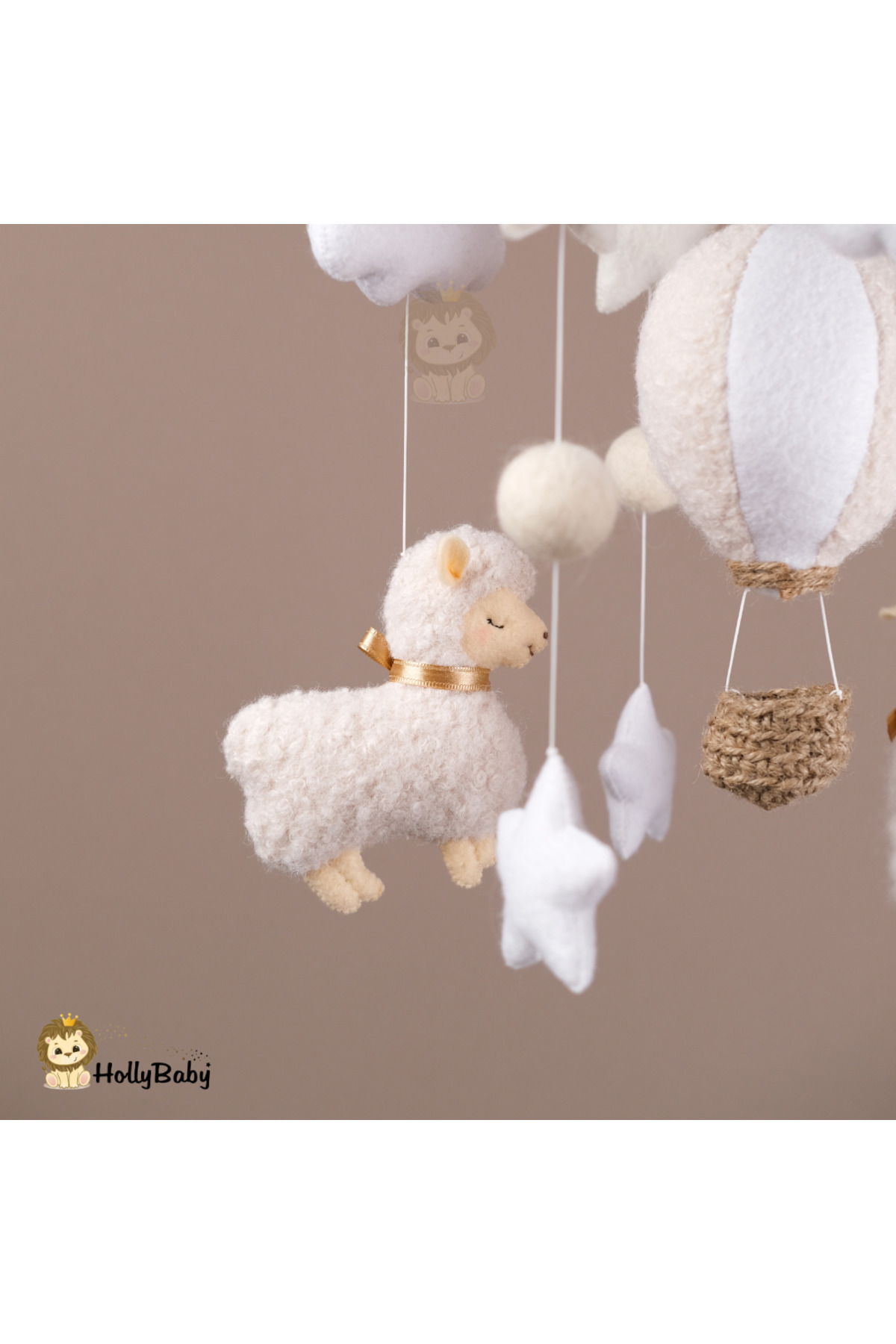 hollybaby Kececix Kuzu Dönence ( Müziksiz ),bebek Odası,beşik Dönencesi,bebek Odası Dekorasyon fotoğrafı 2 (önizleme)