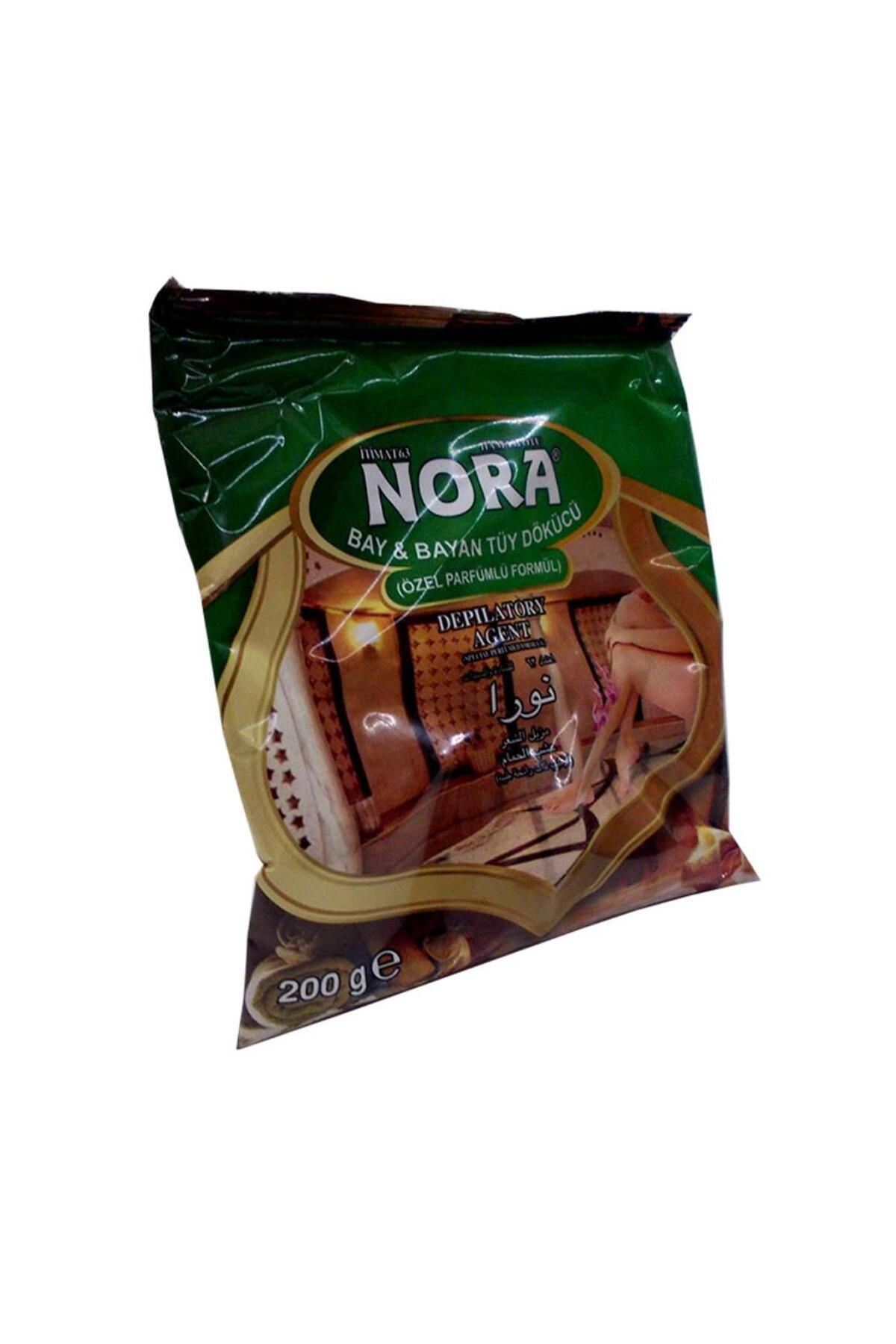 Nora-مسحوق الحمام المعطر لإزالة الشعر للرجال والنساء 200 جرام × 4 عبوات 5